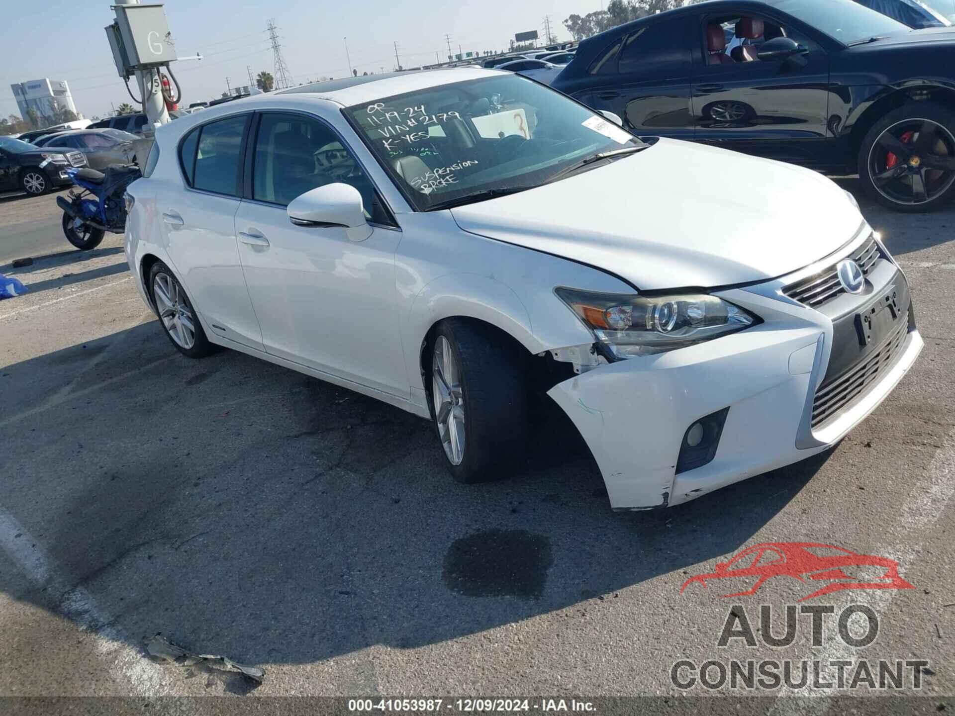 LEXUS CT 200H 2014 - JTHKD5BH8E2182179