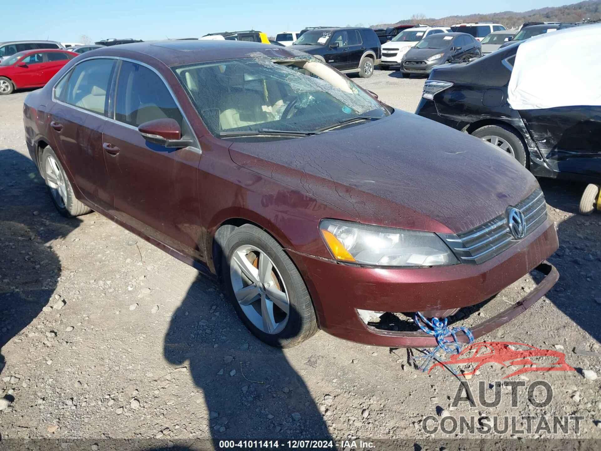 VOLKSWAGEN PASSAT 2012 - 1VWBP7A31CC062190