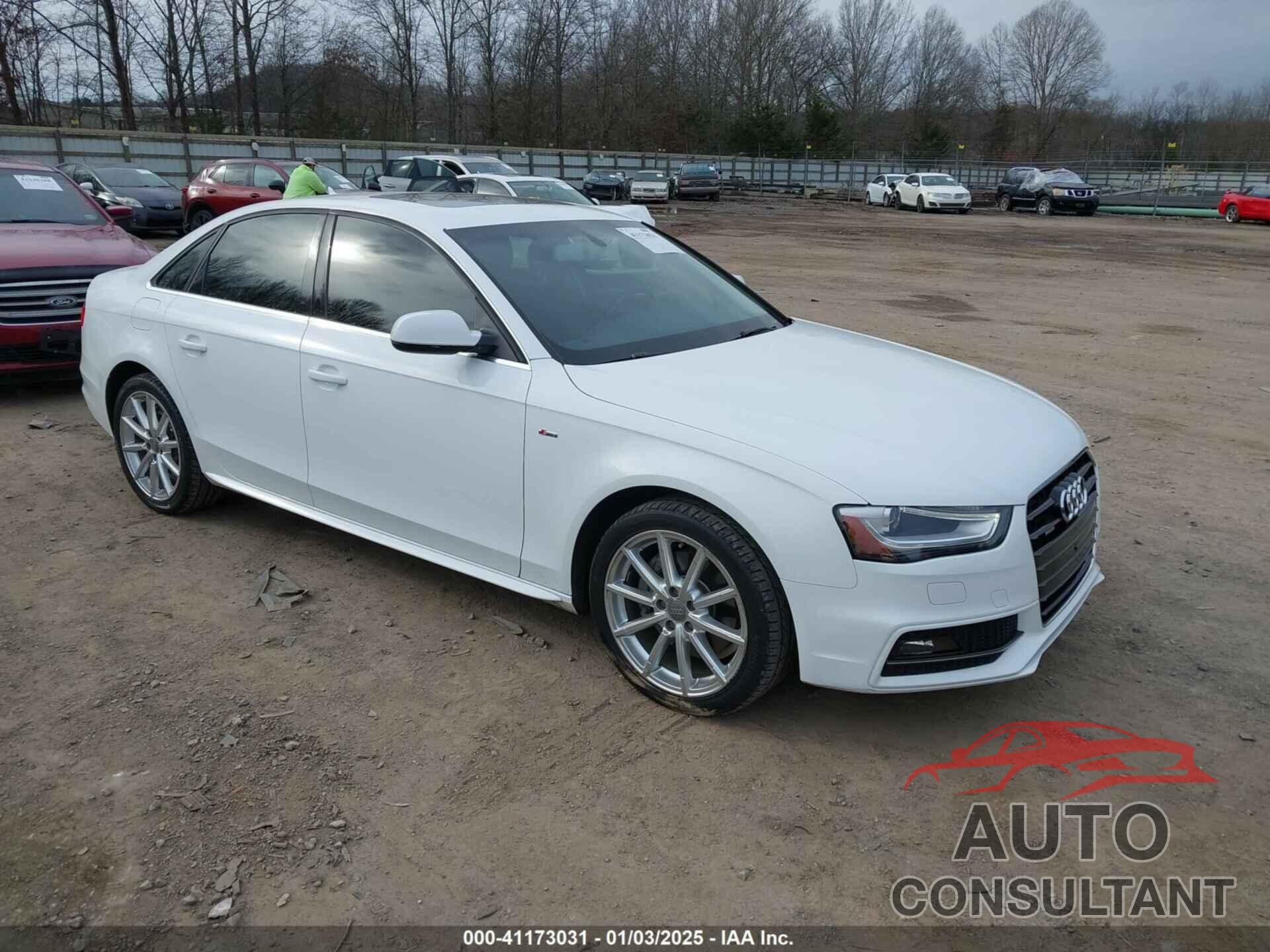 AUDI A4 2016 - WAUBFAFL9GN017405