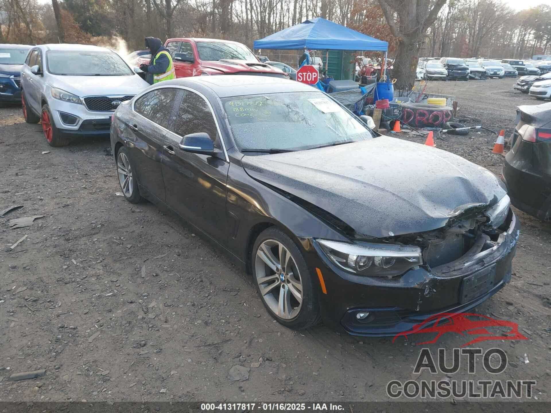 BMW 430I GRAN COUPE 2018 - WBA4J3C50JBG95321