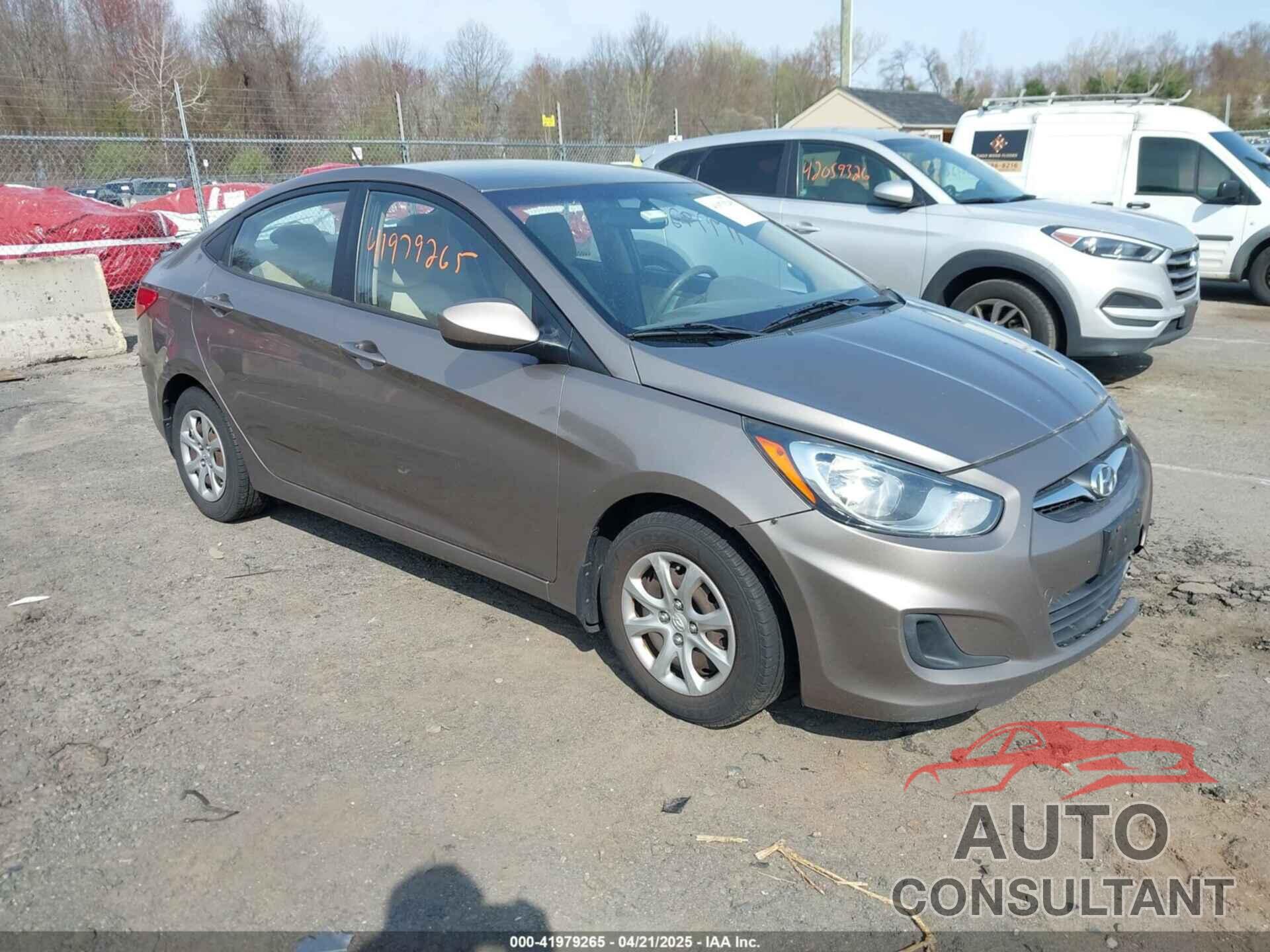 HYUNDAI ACCENT 2013 - KMHCT4AE1DU314191