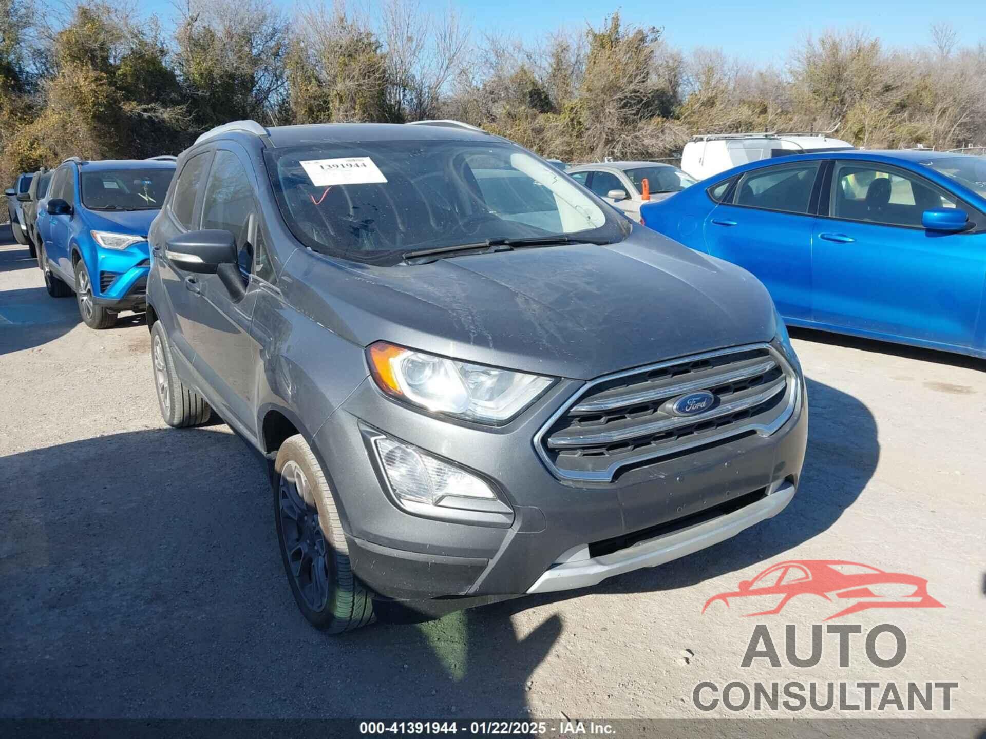 FORD ECOSPORT 2020 - MAJ6S3KL7LC328103