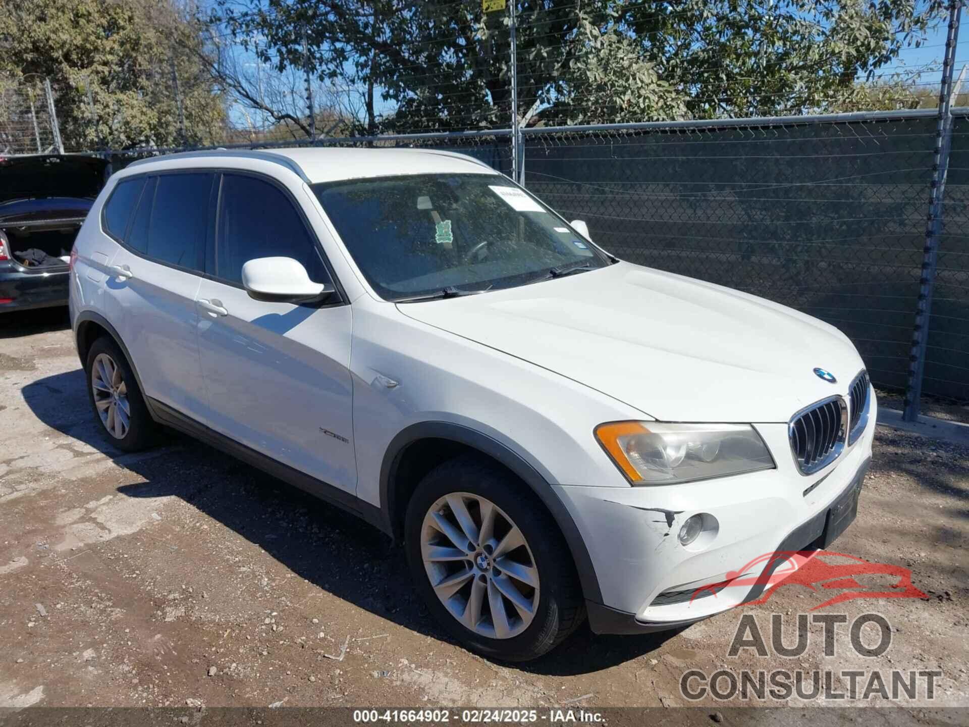 BMW X3 2013 - 5UXWX9C56D0A12369