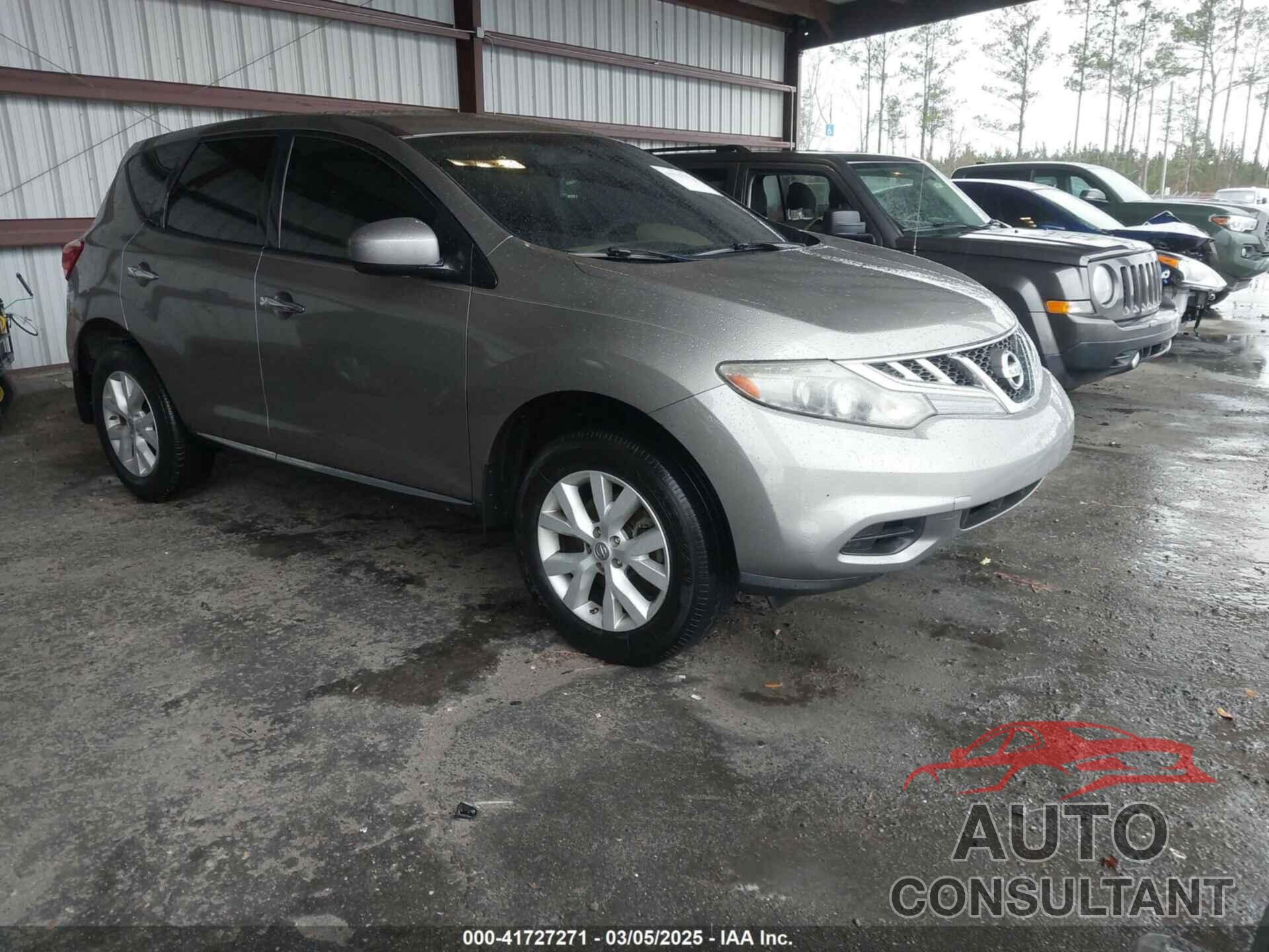 NISSAN MURANO 2012 - JN8AZ1MU9CW116526