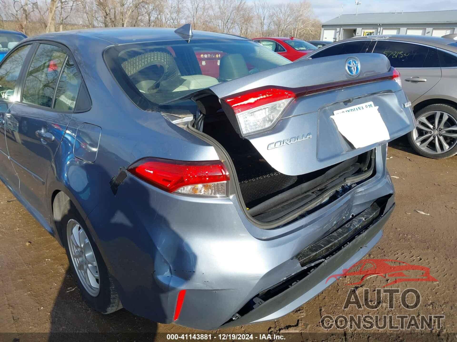 TOYOTA COROLLA 2022 - JTDEAMDE4N3013694