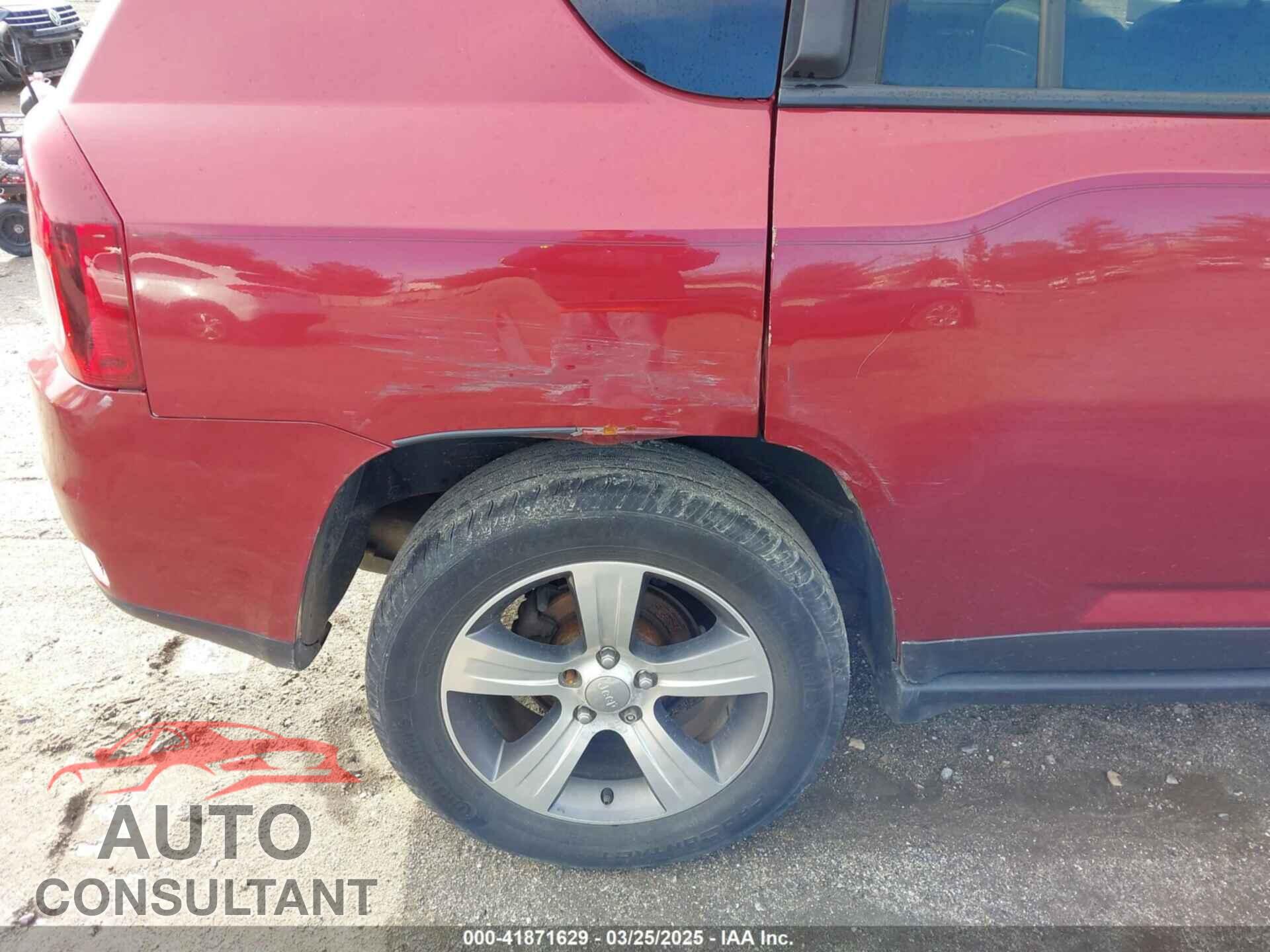 JEEP COMPASS 2017 - 1C4NJDEB7HD103277