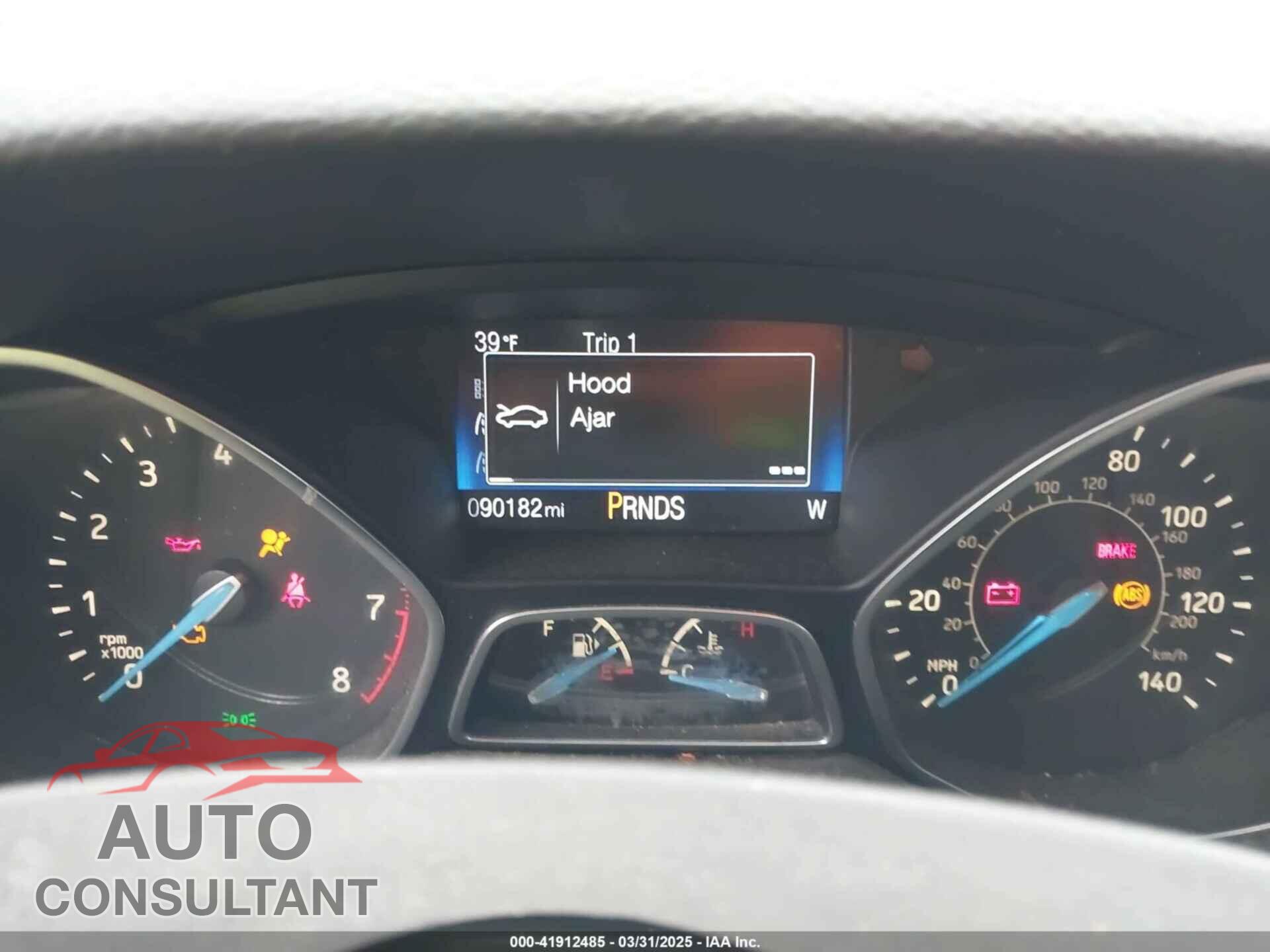 FORD FOCUS 2016 - 1FADP3F26GL251465