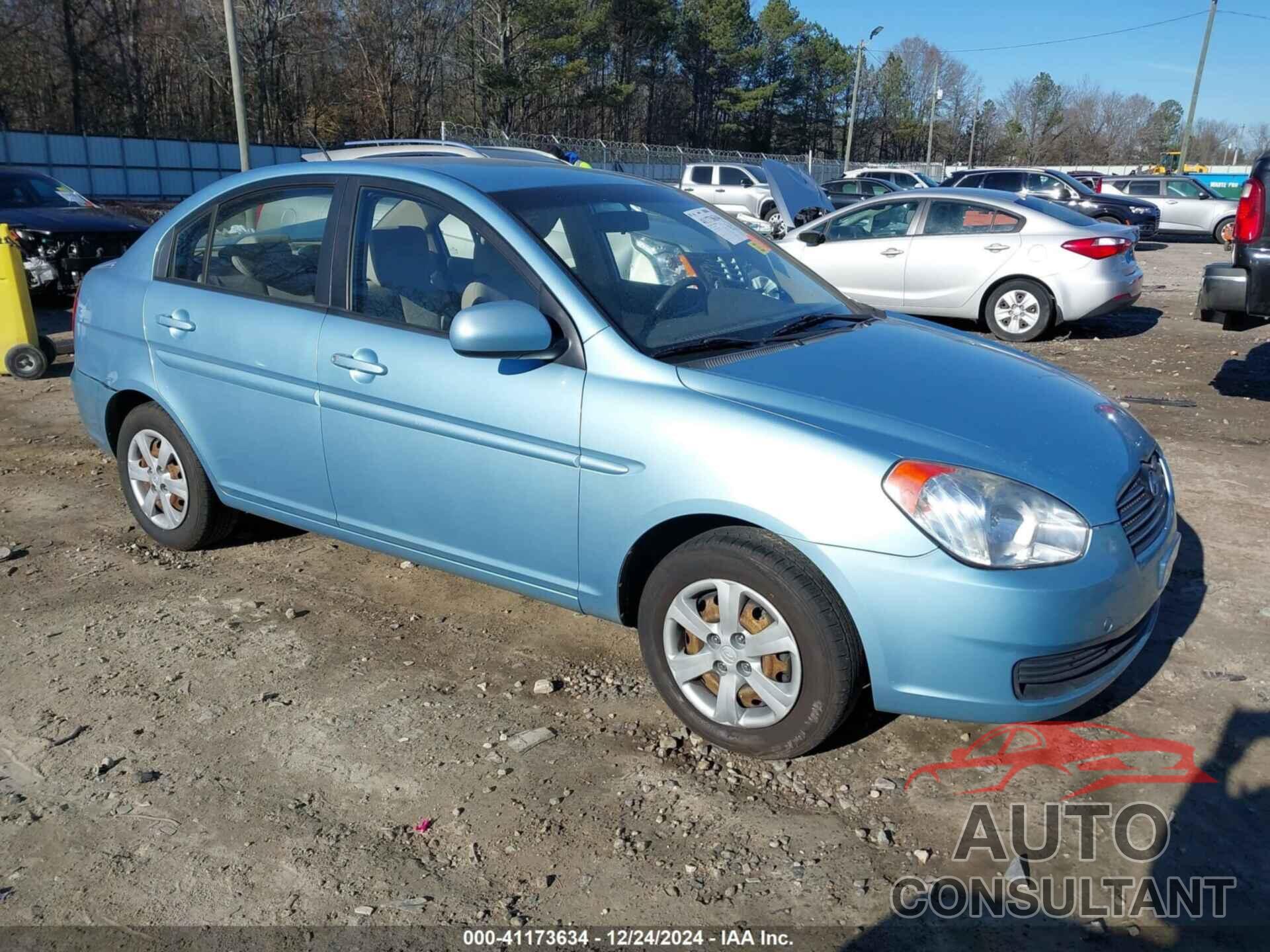 HYUNDAI ACCENT 2010 - KMHCN4AC6AU460865