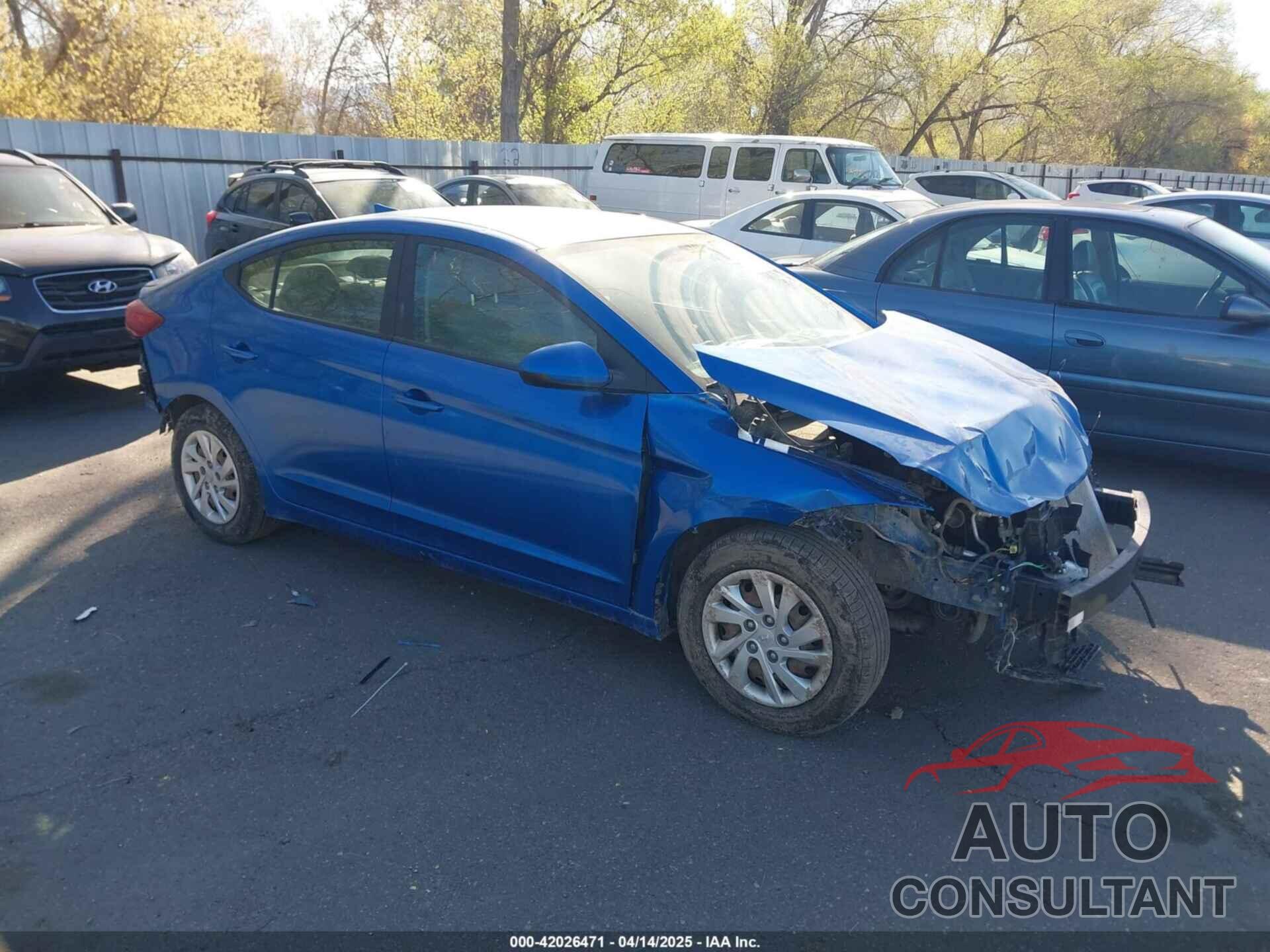 HYUNDAI ELANTRA 2017 - 5NPD74LF6HH103572