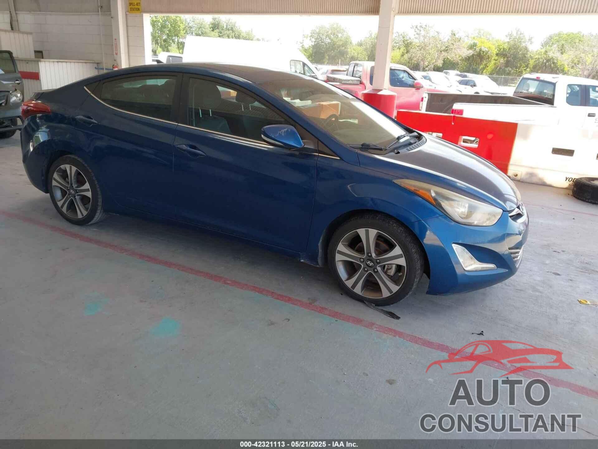 HYUNDAI ELANTRA 2014 - KMHDH4AHXEU067030