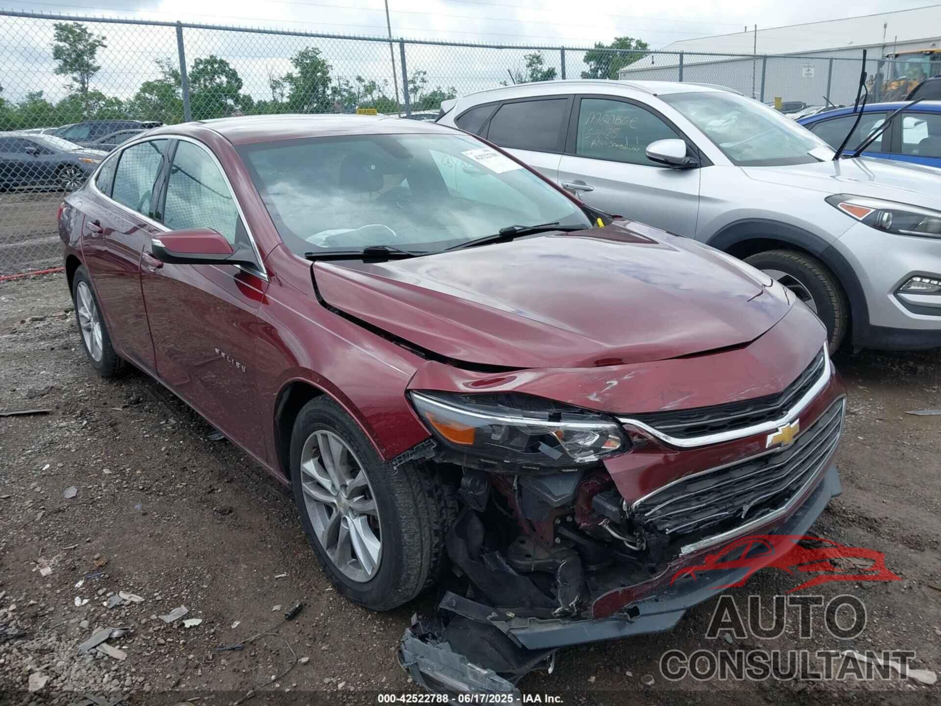 CHEVROLET MALIBU 2016 - 1G1ZE5ST0GF258015