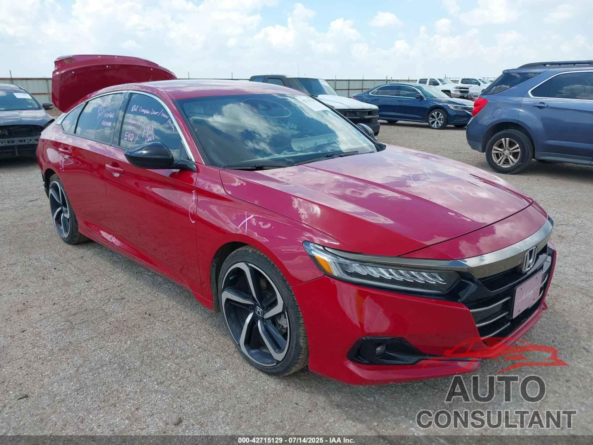 HONDA ACCORD 2022 - 1HGCV1F45NA026854