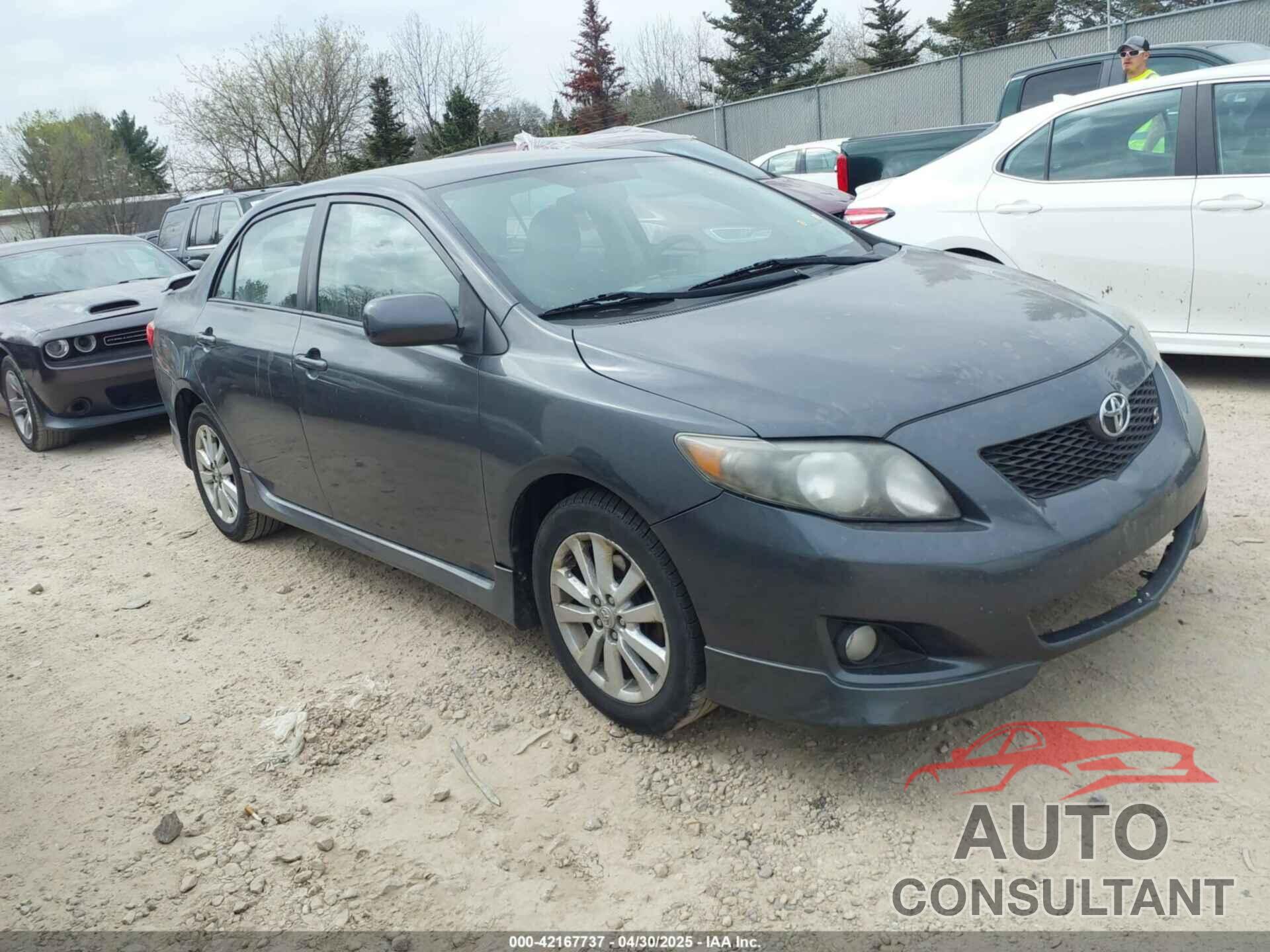TOYOTA COROLLA 2009 - 2T1BU40E99C107244