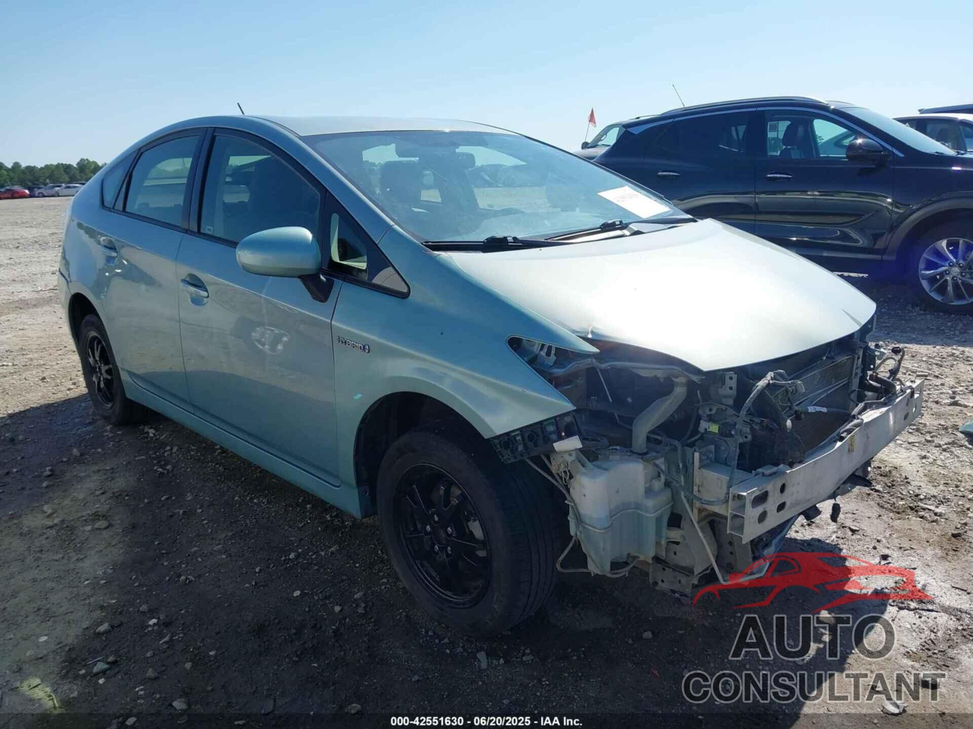 TOYOTA PRIUS 2012 - JTDKN3DU0C1568031