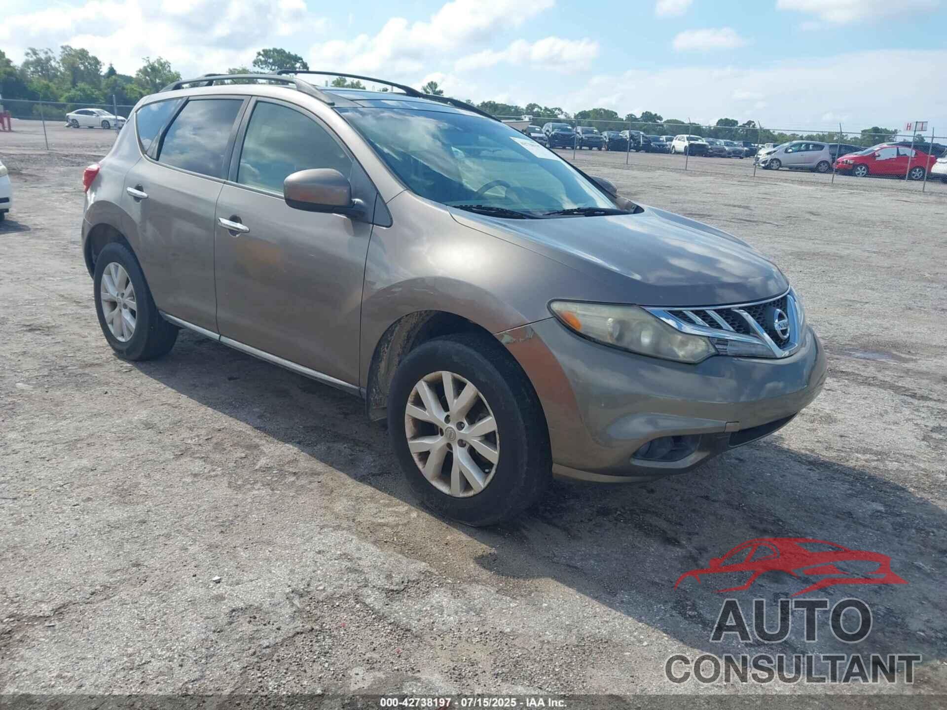 NISSAN MURANO 2013 - JN8AZ1MU6DW207173