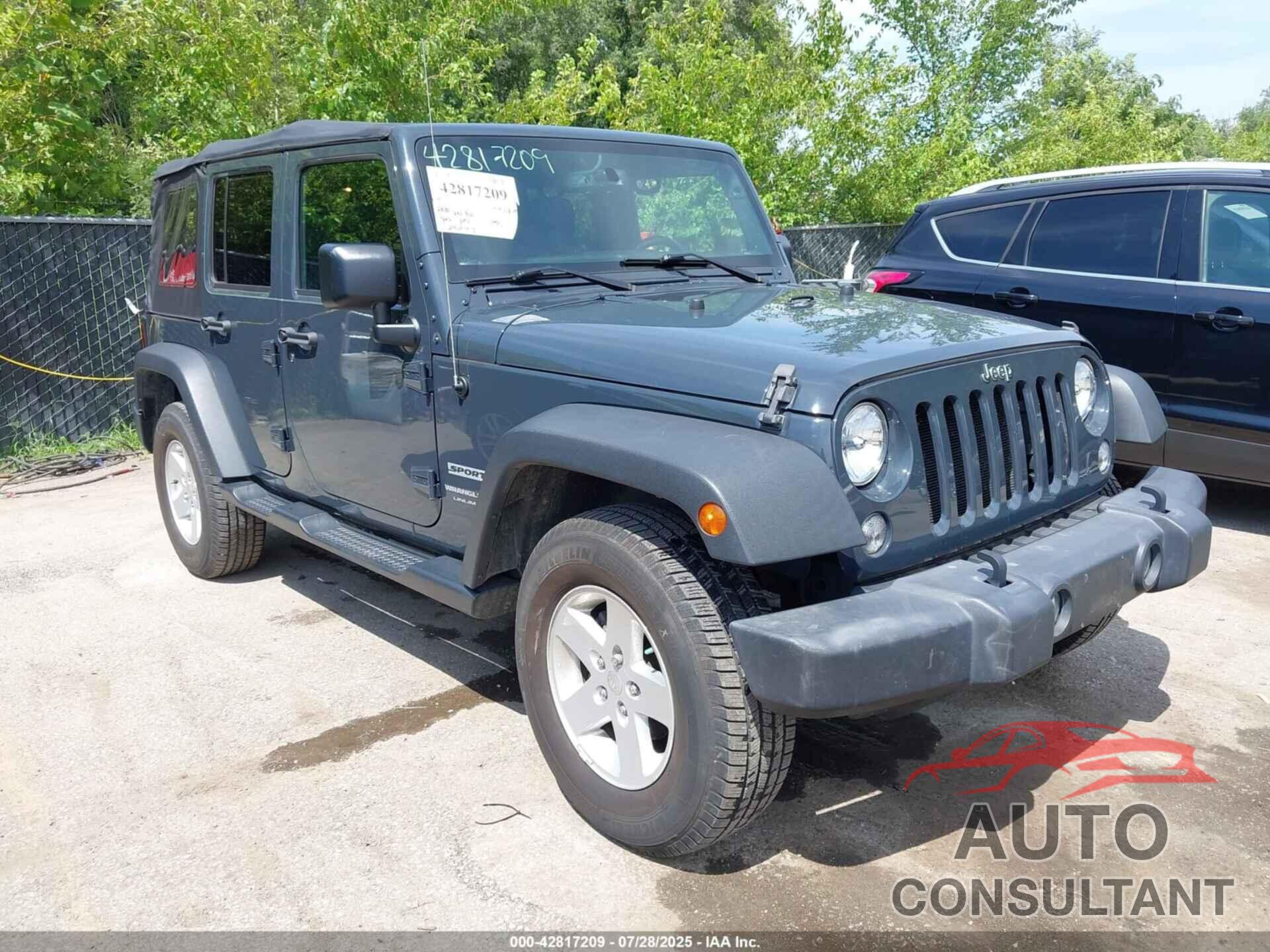 JEEP WRANGLER JK UNLIMITED 2018 - 1C4BJWDG4JL848222