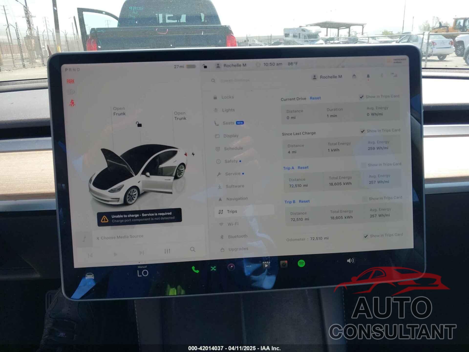 TESLA MODEL 3 2022 - 5YJ3E1EBXNF173967