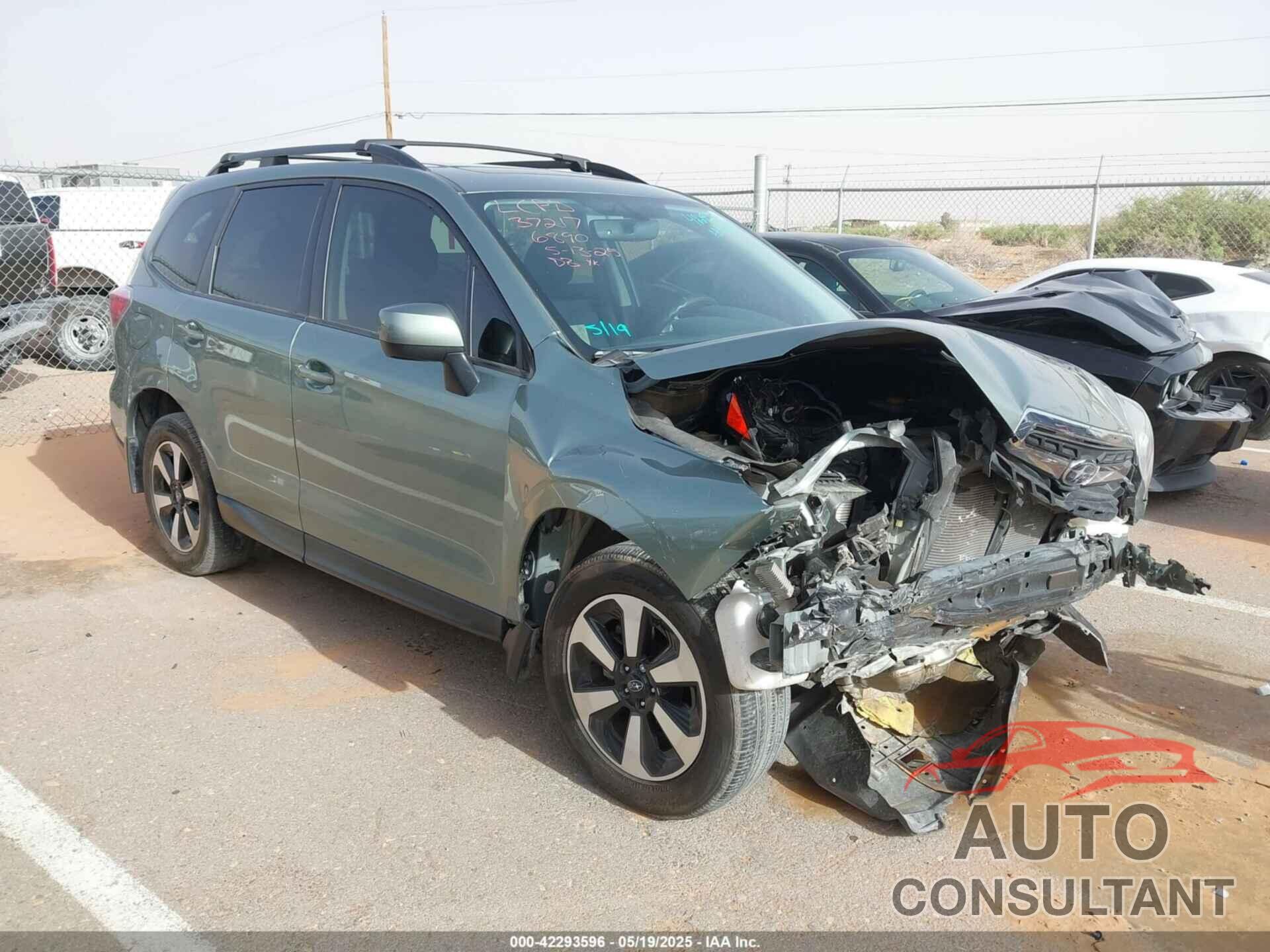 SUBARU FORESTER 2017 - JF2SJAEC1HH536890