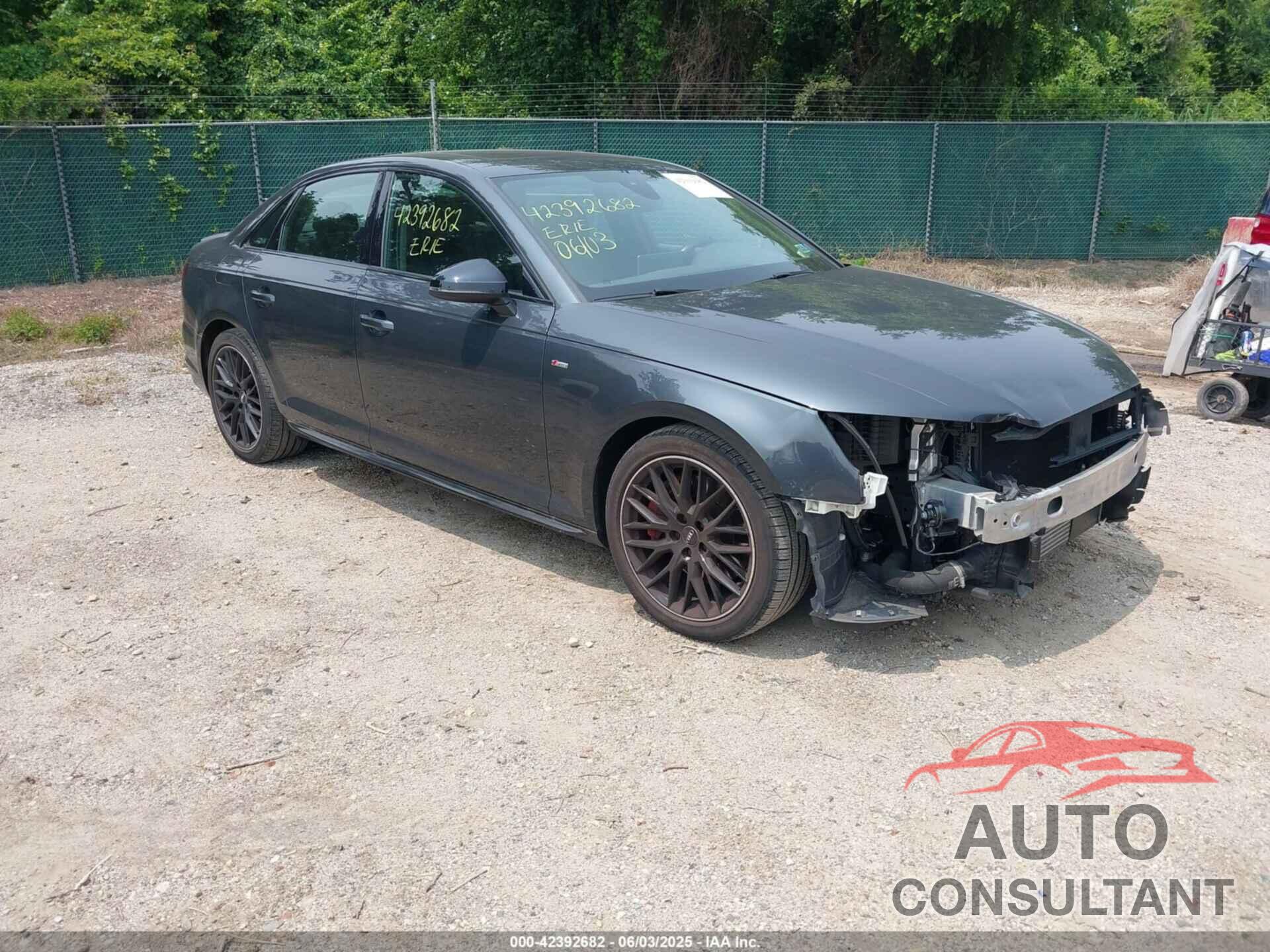 AUDI A4 2018 - WAUENAF49JA096341