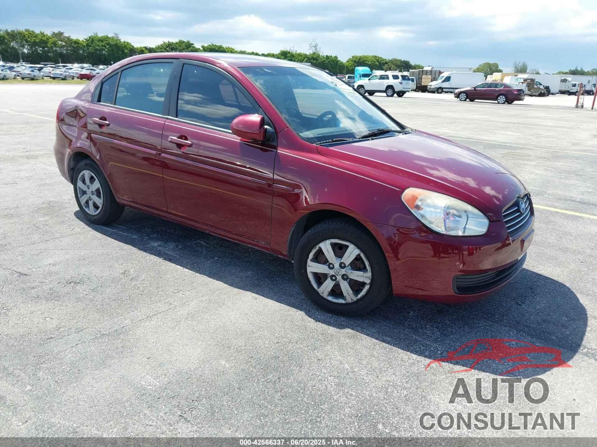 HYUNDAI ACCENT 2009 - KMHCN46C29U287415