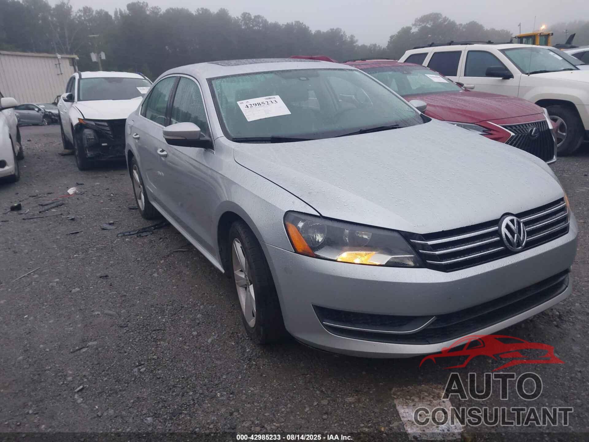 VOLKSWAGEN PASSAT 2013 - 1VWBP7A32DC131759