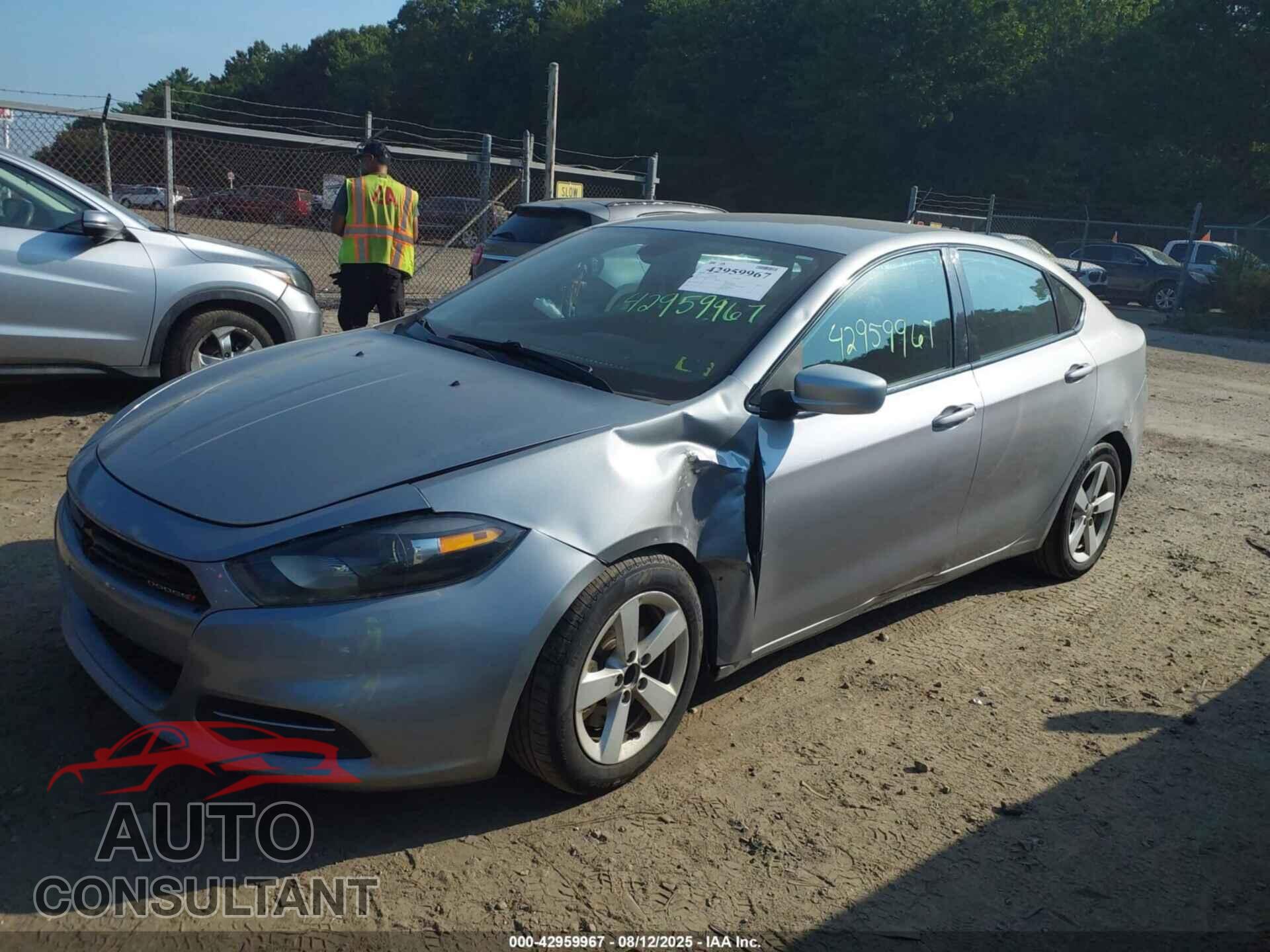 DODGE DART 2015 - 1C3CDFBB3FD199800