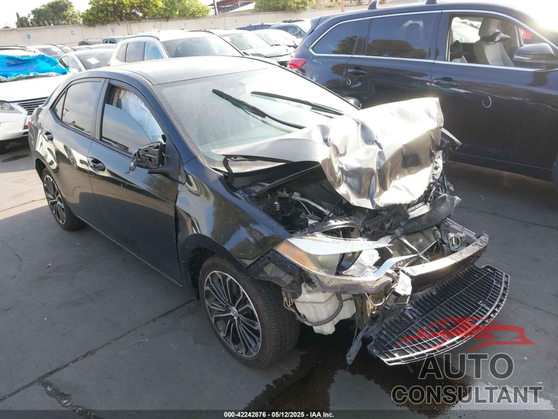 TOYOTA COROLLA 2016 - 5YFBURHE8GP449332