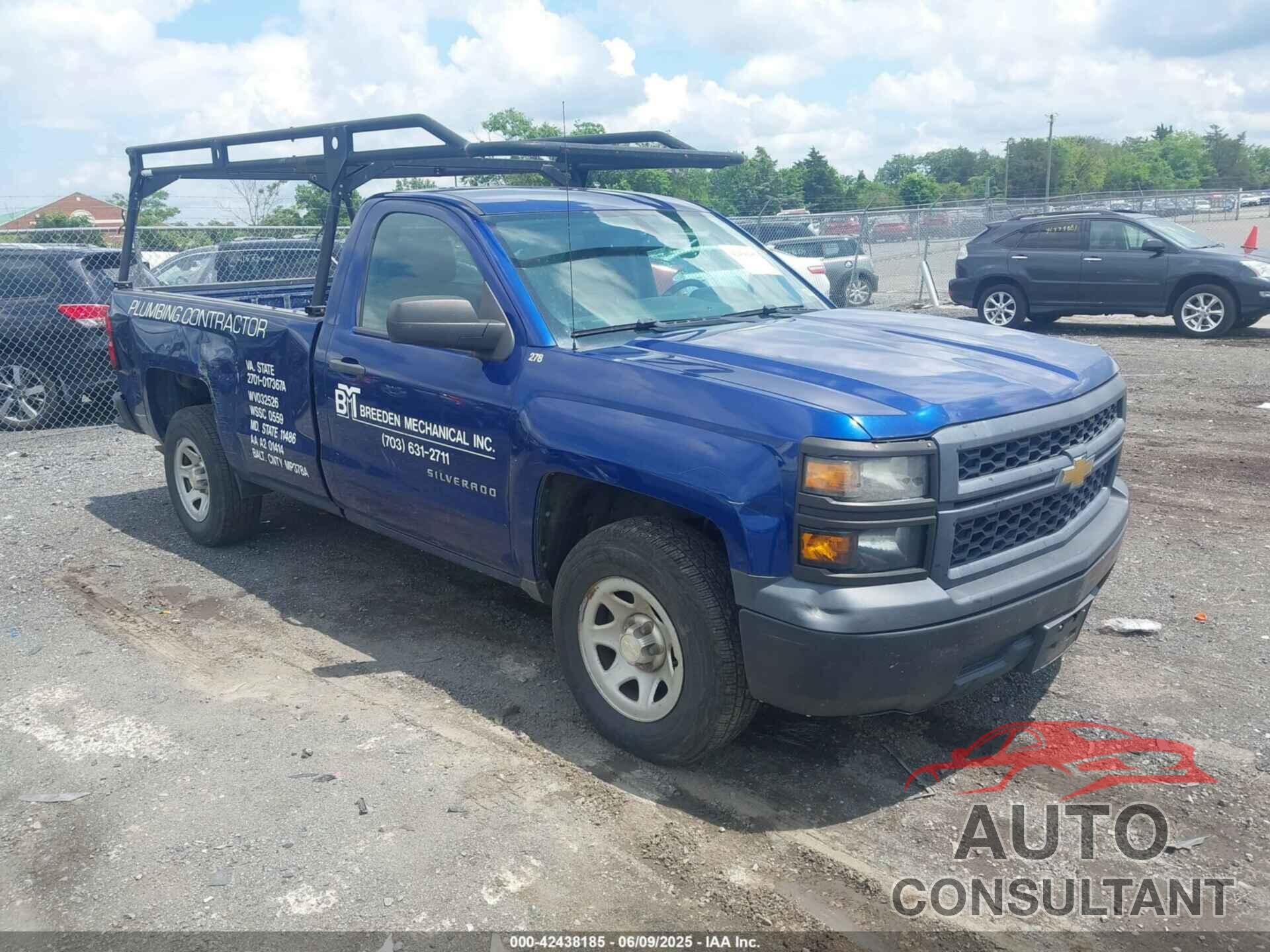 CHEVROLET SILVERADO 1500 2014 - 1GCNCPEH2EZ291463