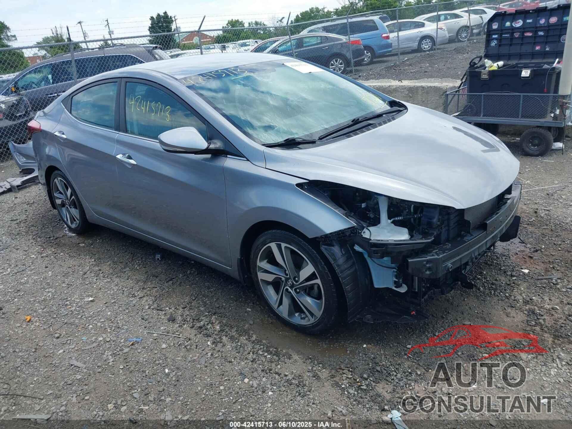 HYUNDAI ELANTRA 2015 - KMHDH4AEXFU353175