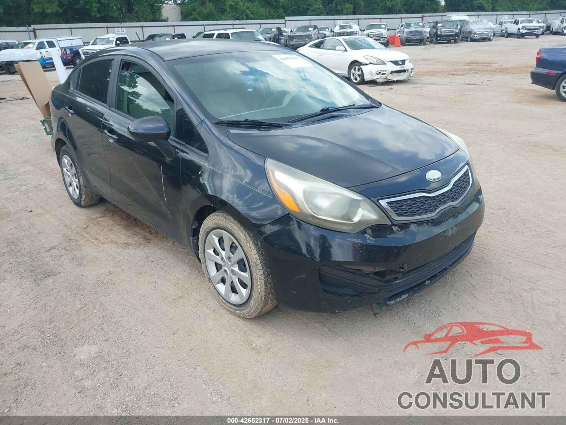 KIA RIO 2013 - KNADM4A36D6184947