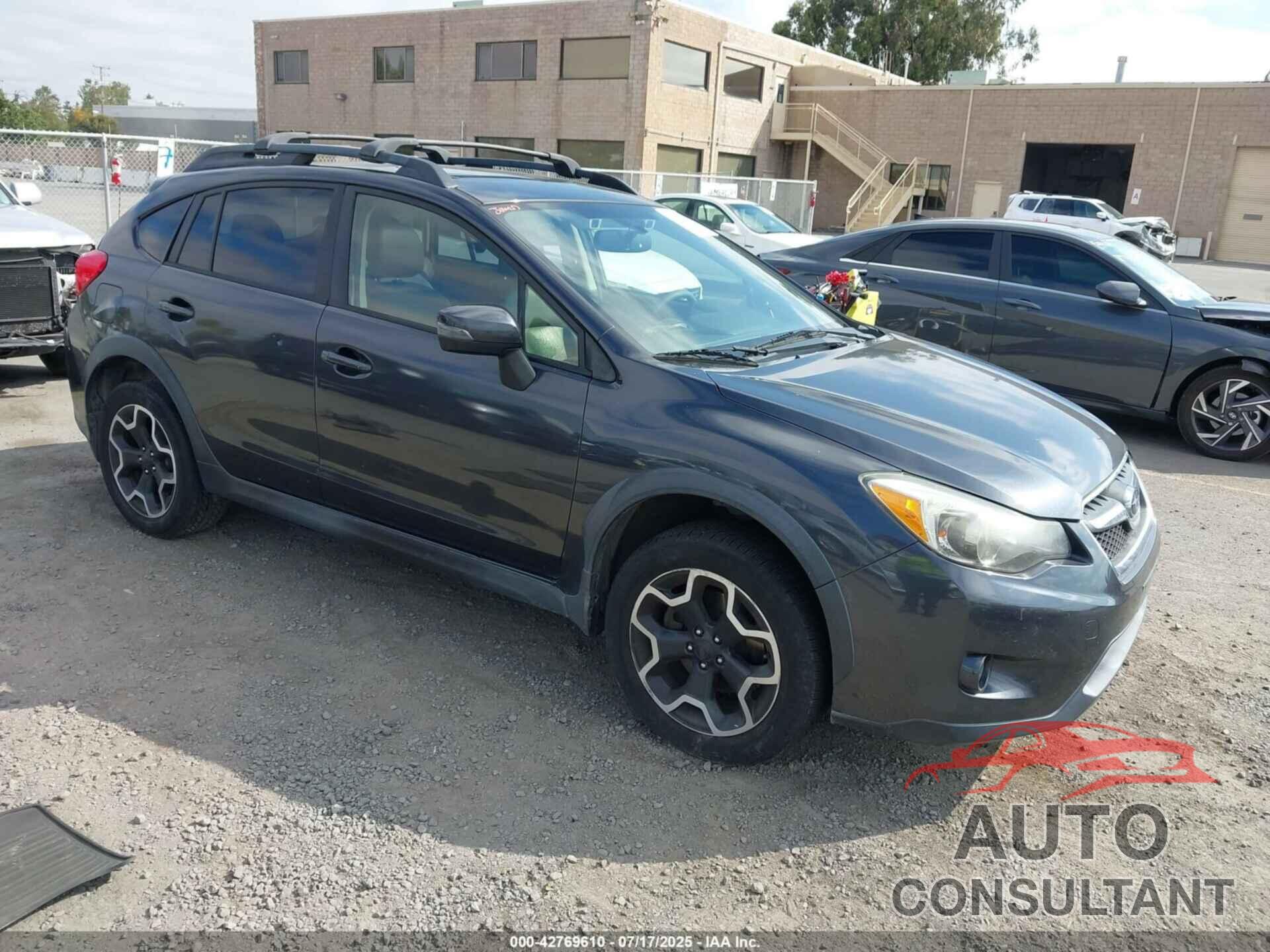 SUBARU XV CROSSTREK 2015 - JF2GPASC4F8322045