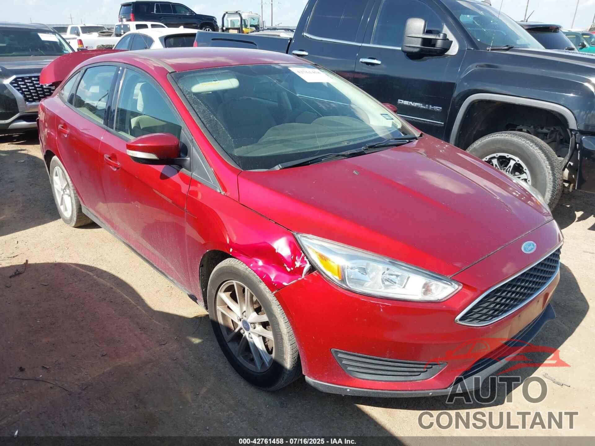 FORD FOCUS 2015 - 1FADP3F25FL230492