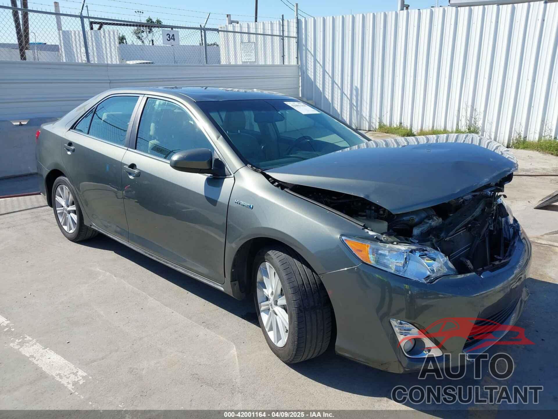 TOYOTA CAMRY HYBRID 2013 - 4T1BD1FK7DU091659