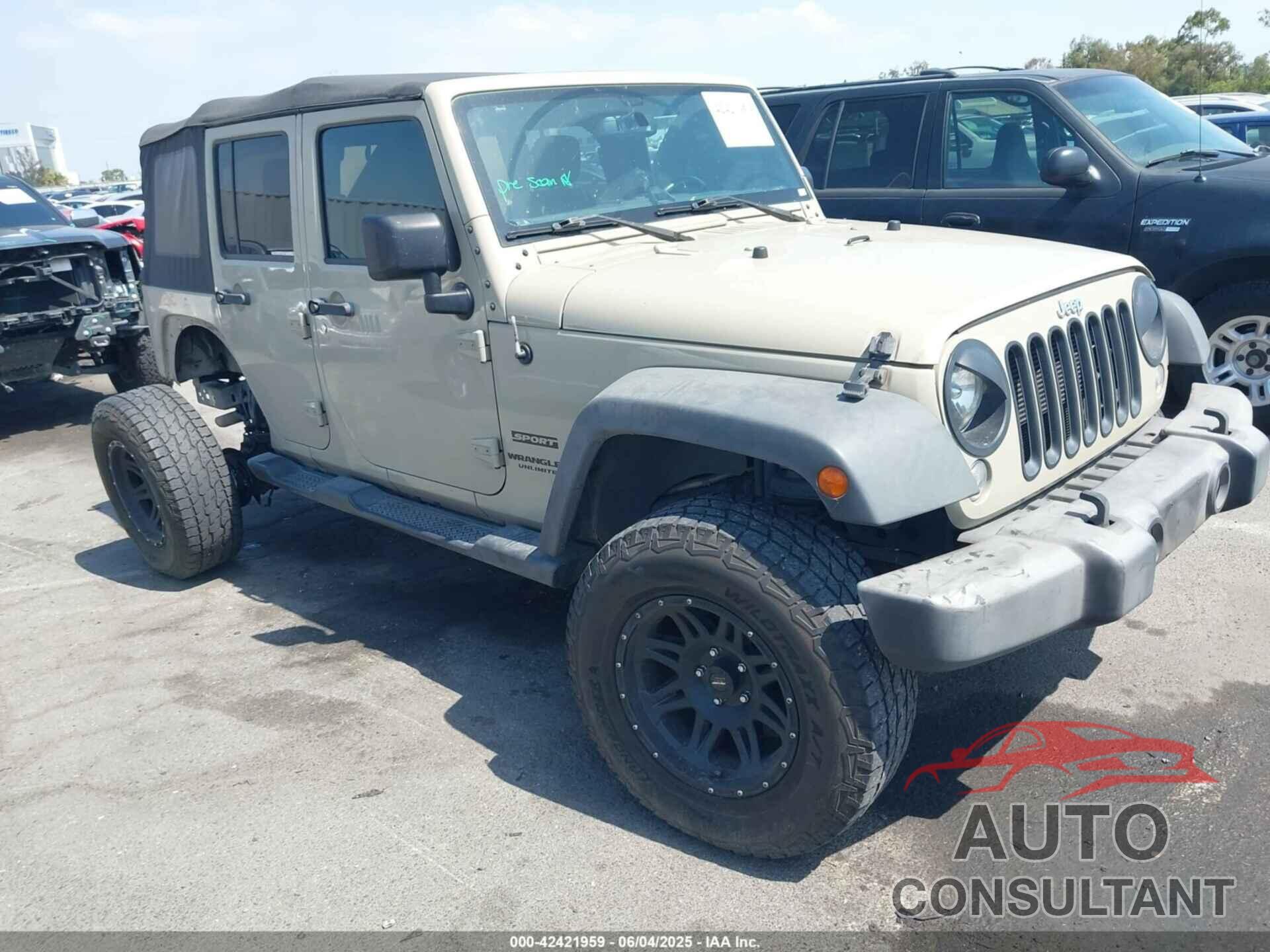 JEEP WRANGLER UNLIMITED 2017 - 1C4BJWDG8HL633730