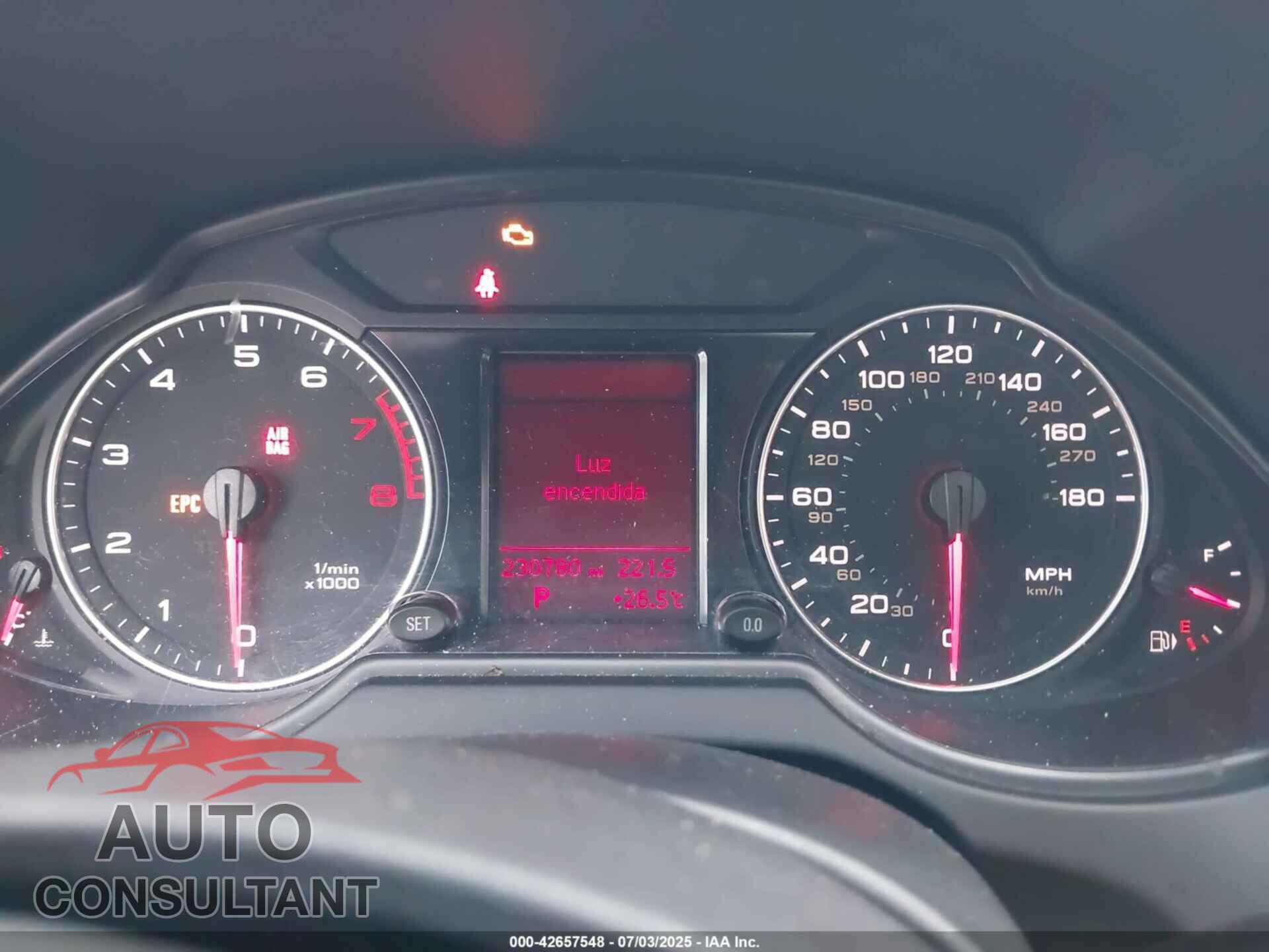 AUDI Q5 2011 - WA1CFAFP5BA100141