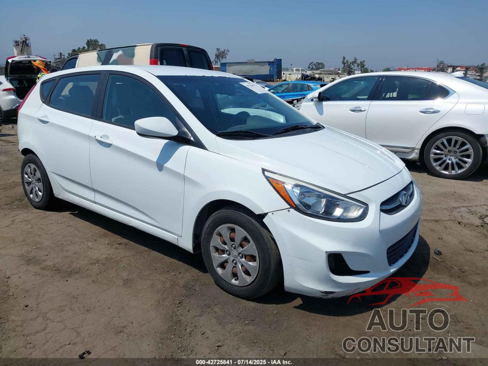 HYUNDAI ACCENT 2015 - KMHCT5AEXFU233635
