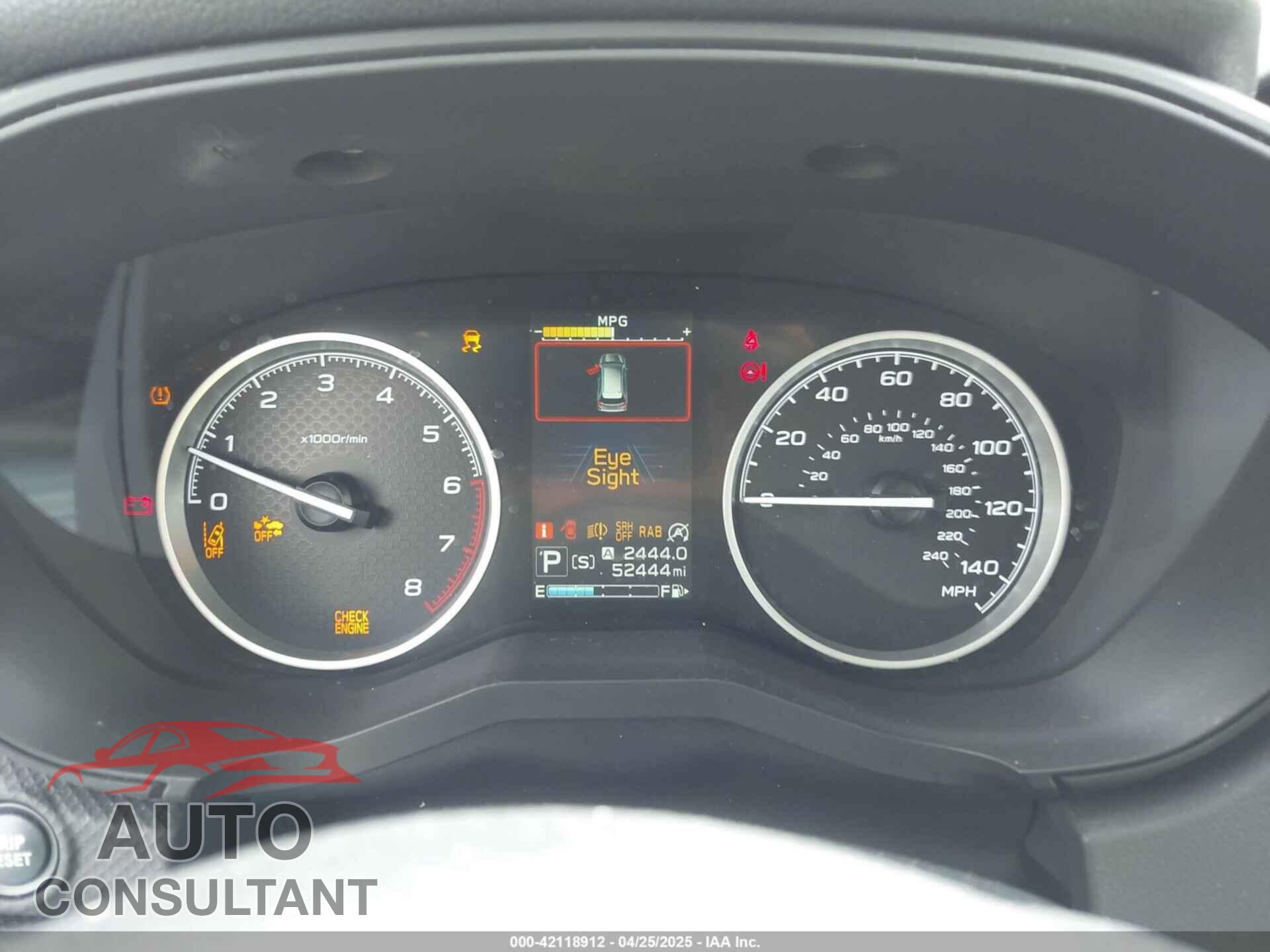 SUBARU FORESTER 2019 - JF2SKAUC3KH555396