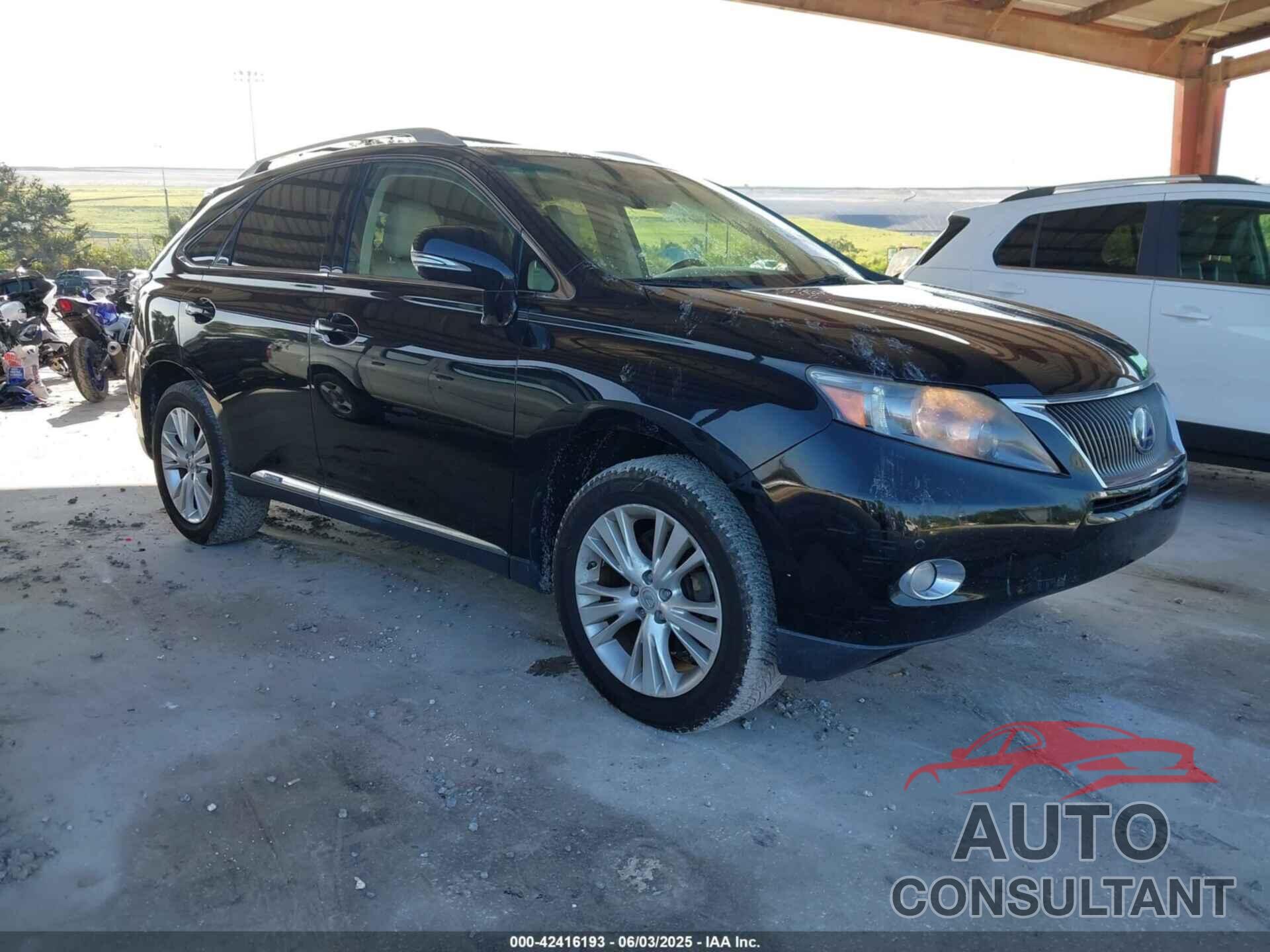 LEXUS RX 450H 2011 - JTJBC1BA3B2043442