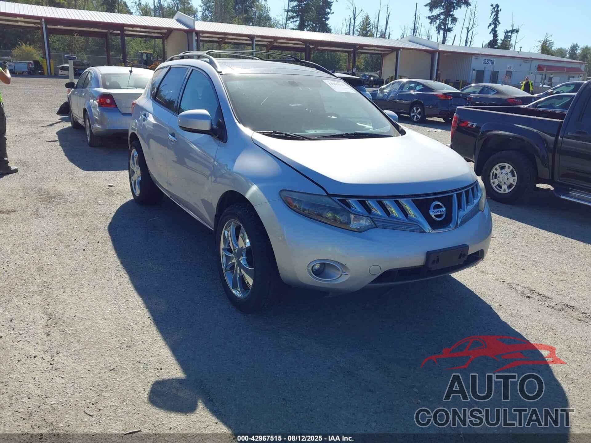 NISSAN MURANO 2009 - JN8AZ18W99W146114