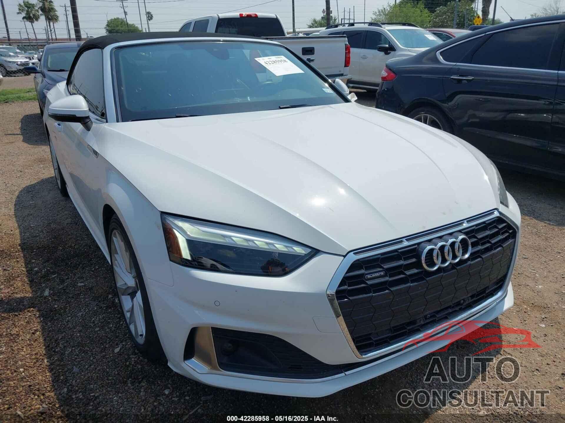 AUDI A5 2022 - WAUWAGF35NN004585