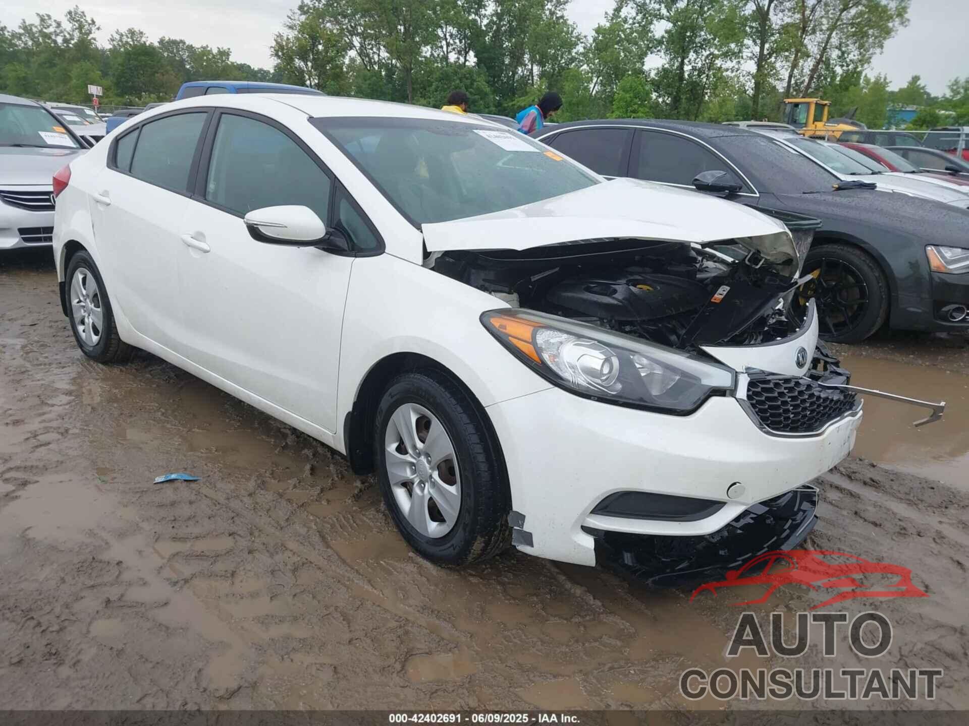 KIA FORTE 2016 - KNAFX4A6XG5523827