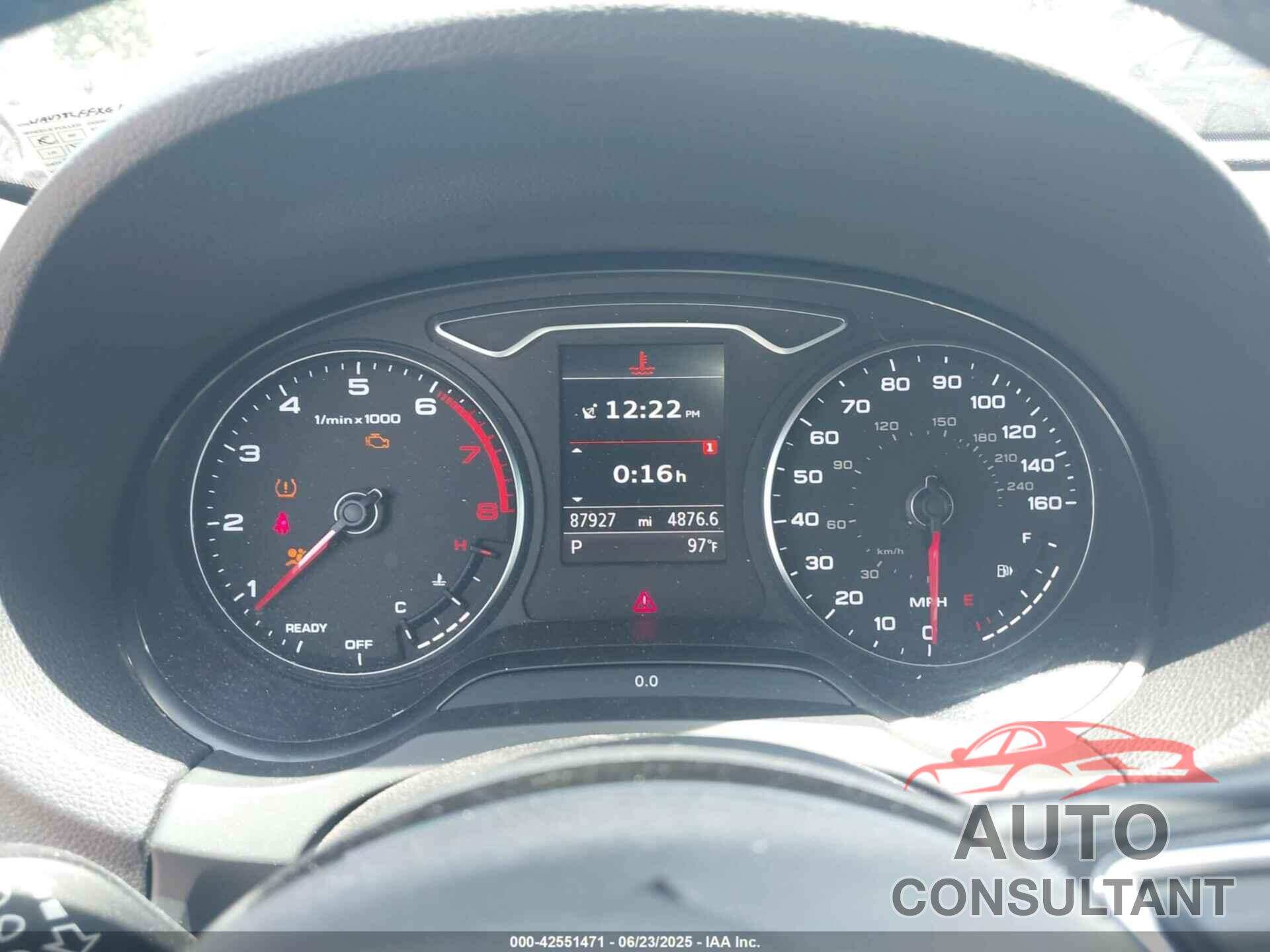 AUDI A3 2016 - WAU38LFFXG1013634