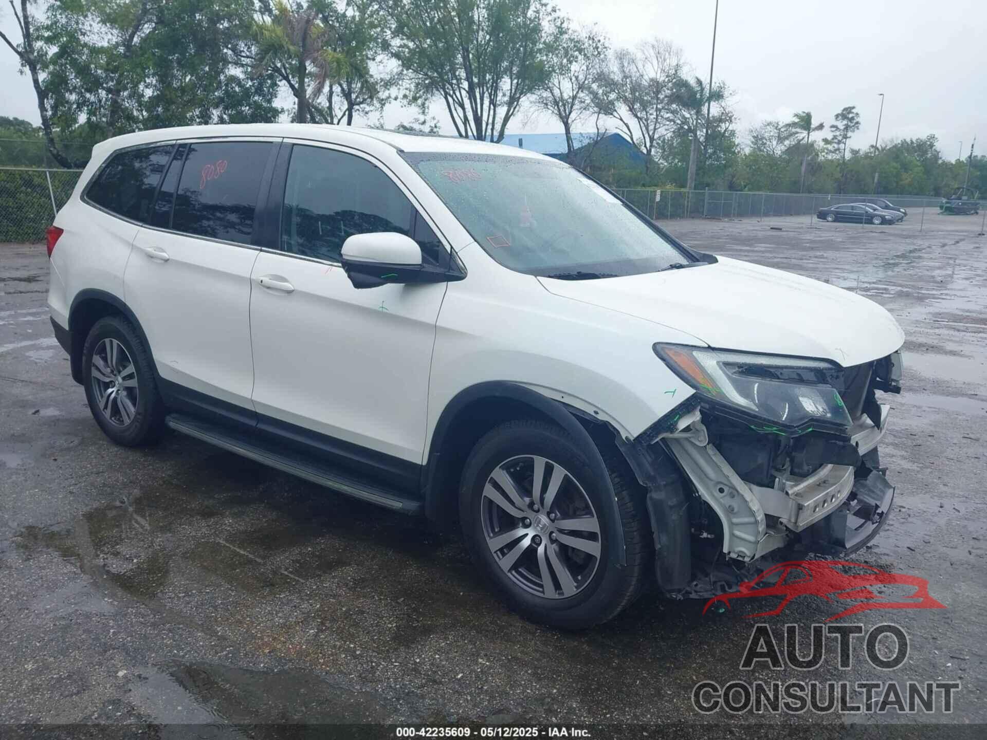 HONDA PILOT 2017 - 5FNYF5H56HB029742