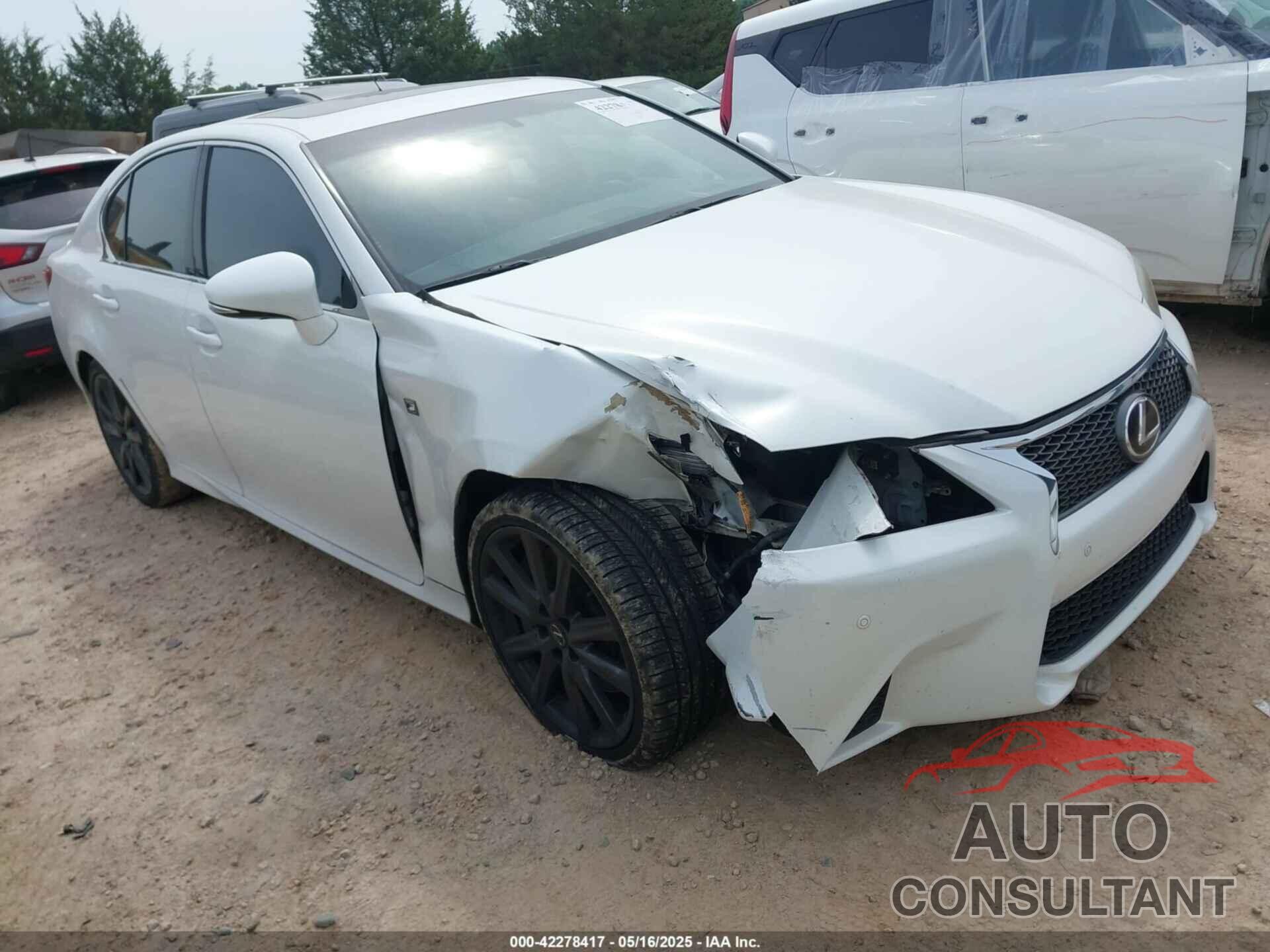 LEXUS GS 350 2013 - JTHBE1BL3D5018488