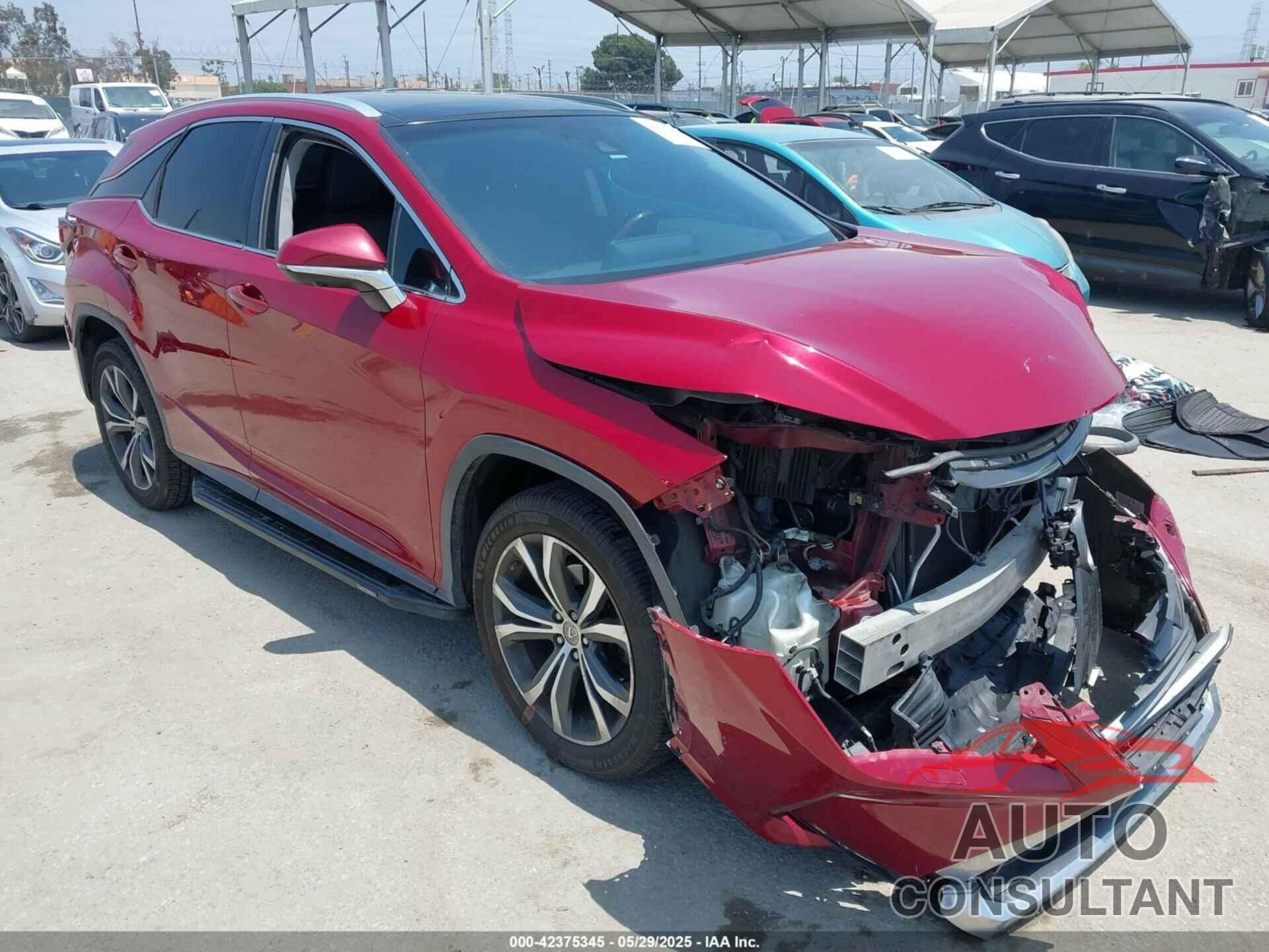 LEXUS RX 350 2017 - 2T2BZMCA9HC088117