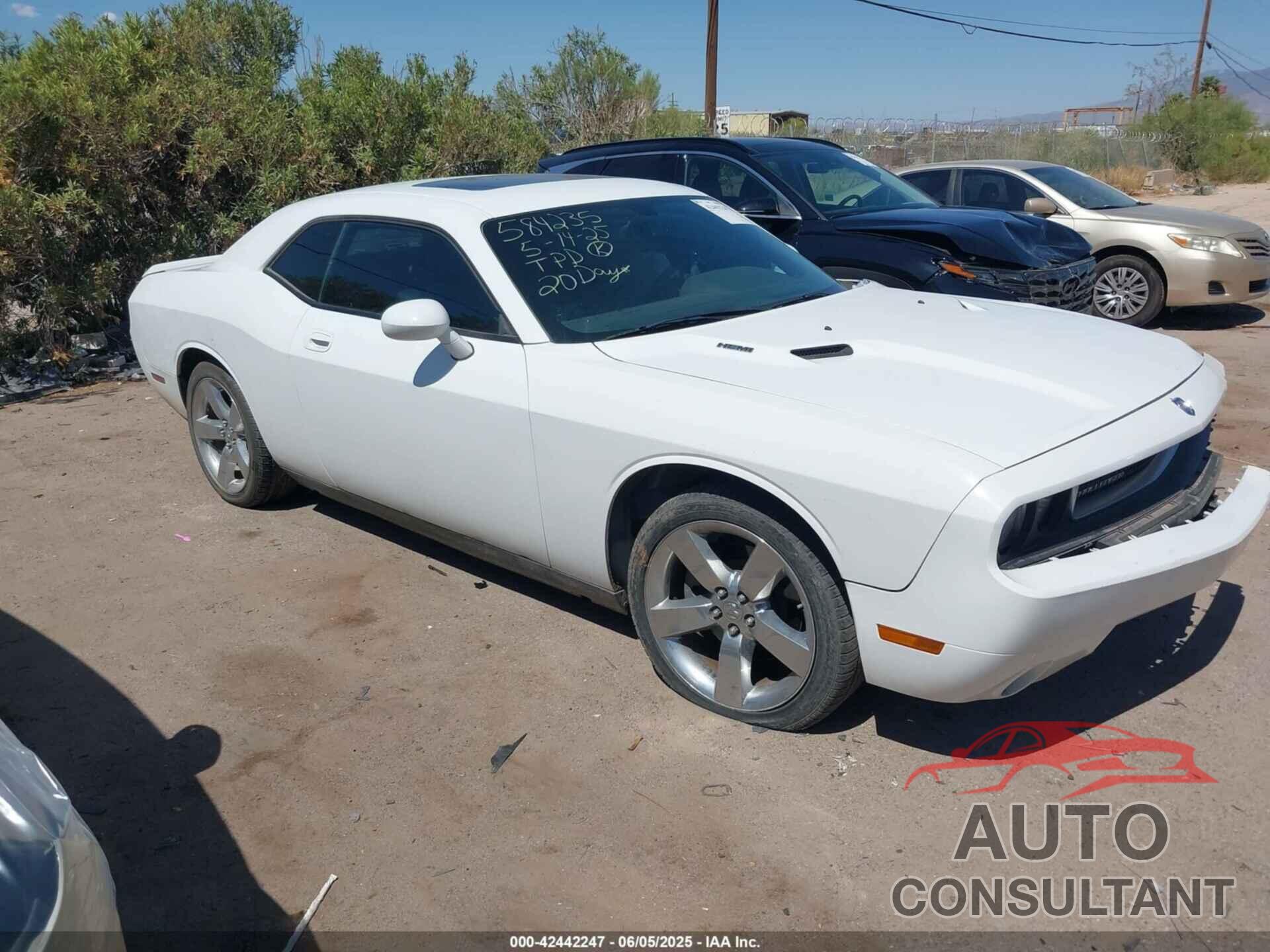 DODGE CHALLENGER 2010 - 2B3CJ5DTXAH280942