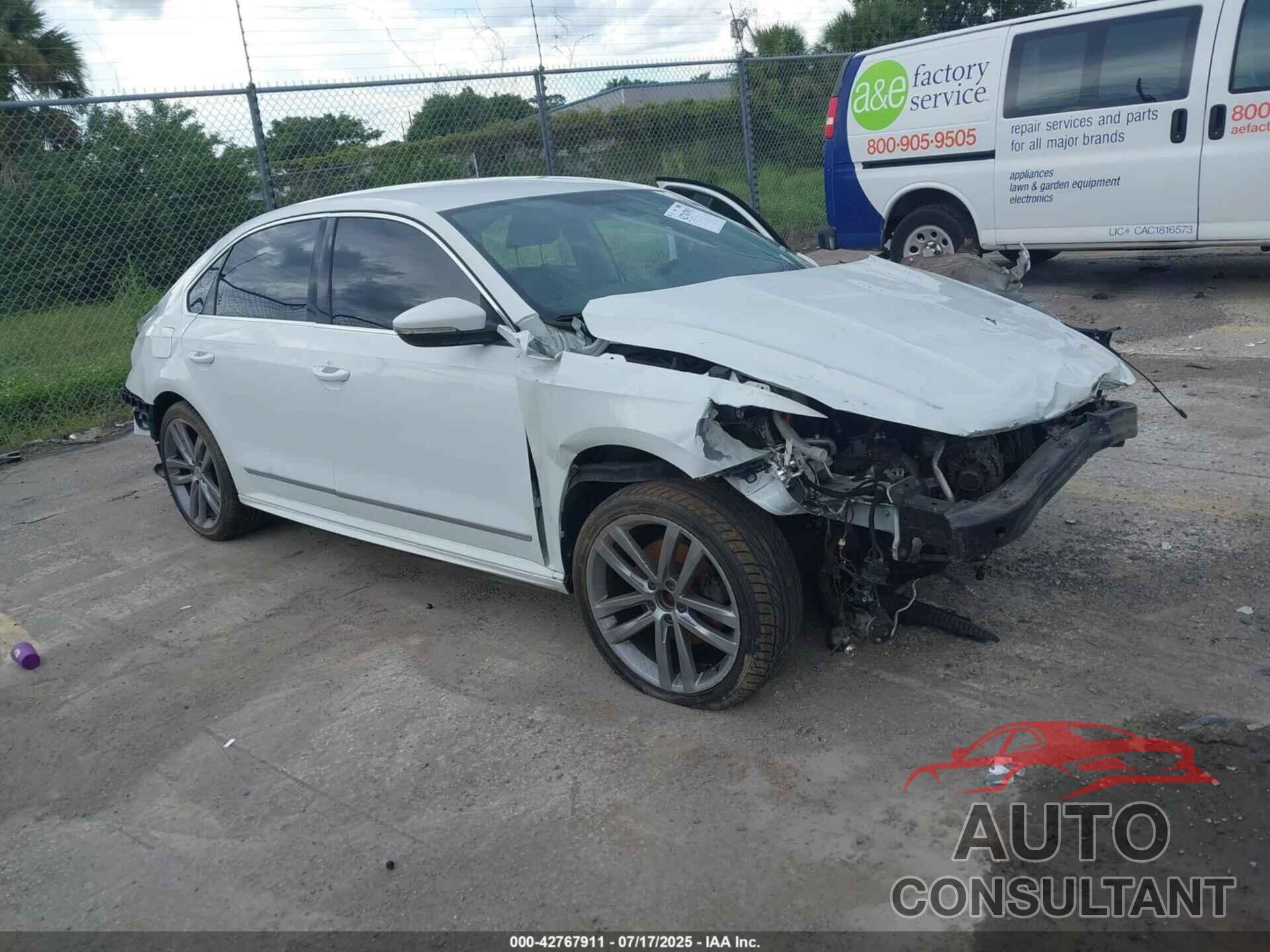 VOLKSWAGEN PASSAT 2016 - 1VWAT7A35GC062688