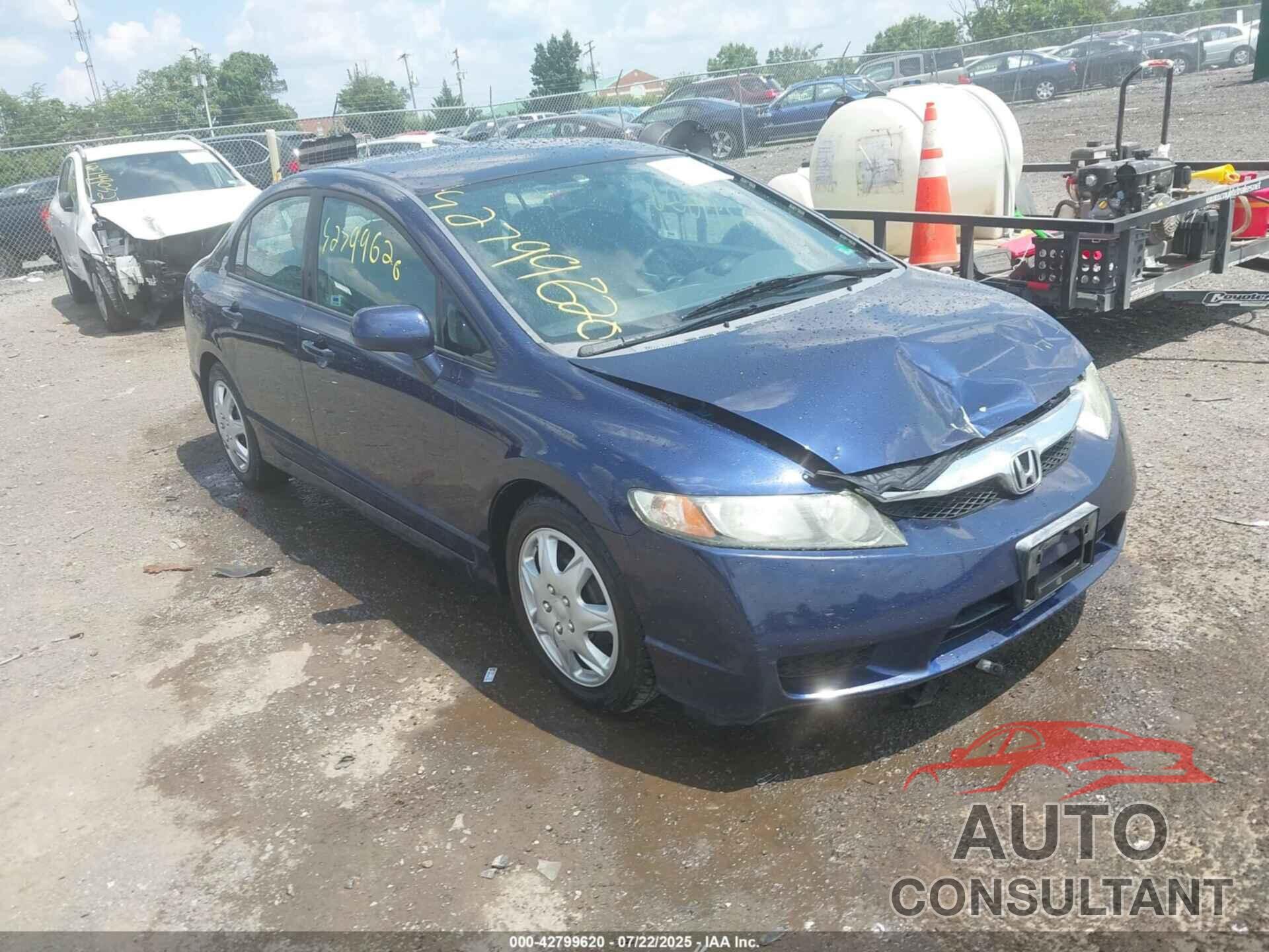 HONDA CIVIC 2009 - 19XFA16579E007645