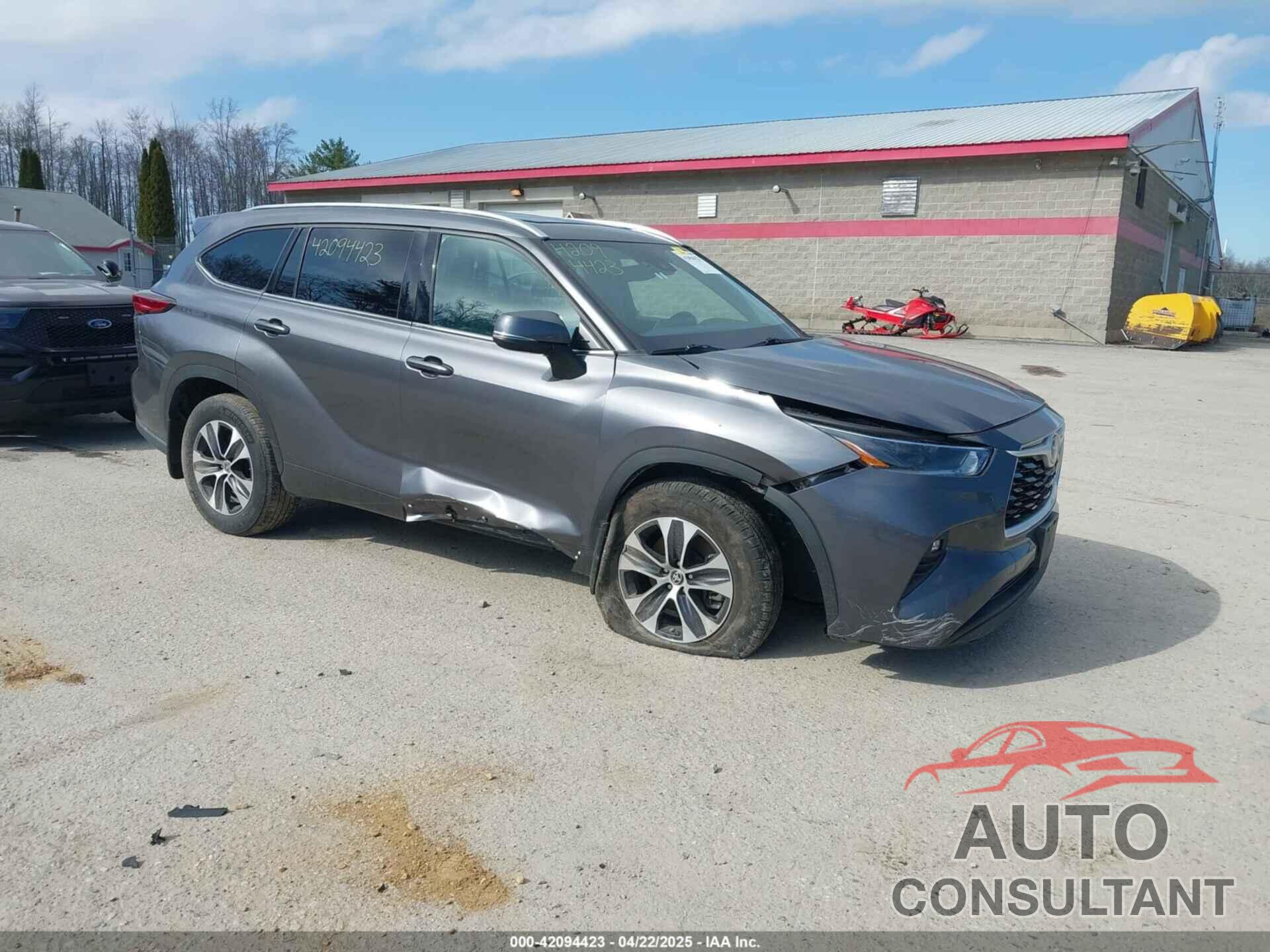 TOYOTA HIGHLANDER 2021 - 5TDGZRBH2MS127119