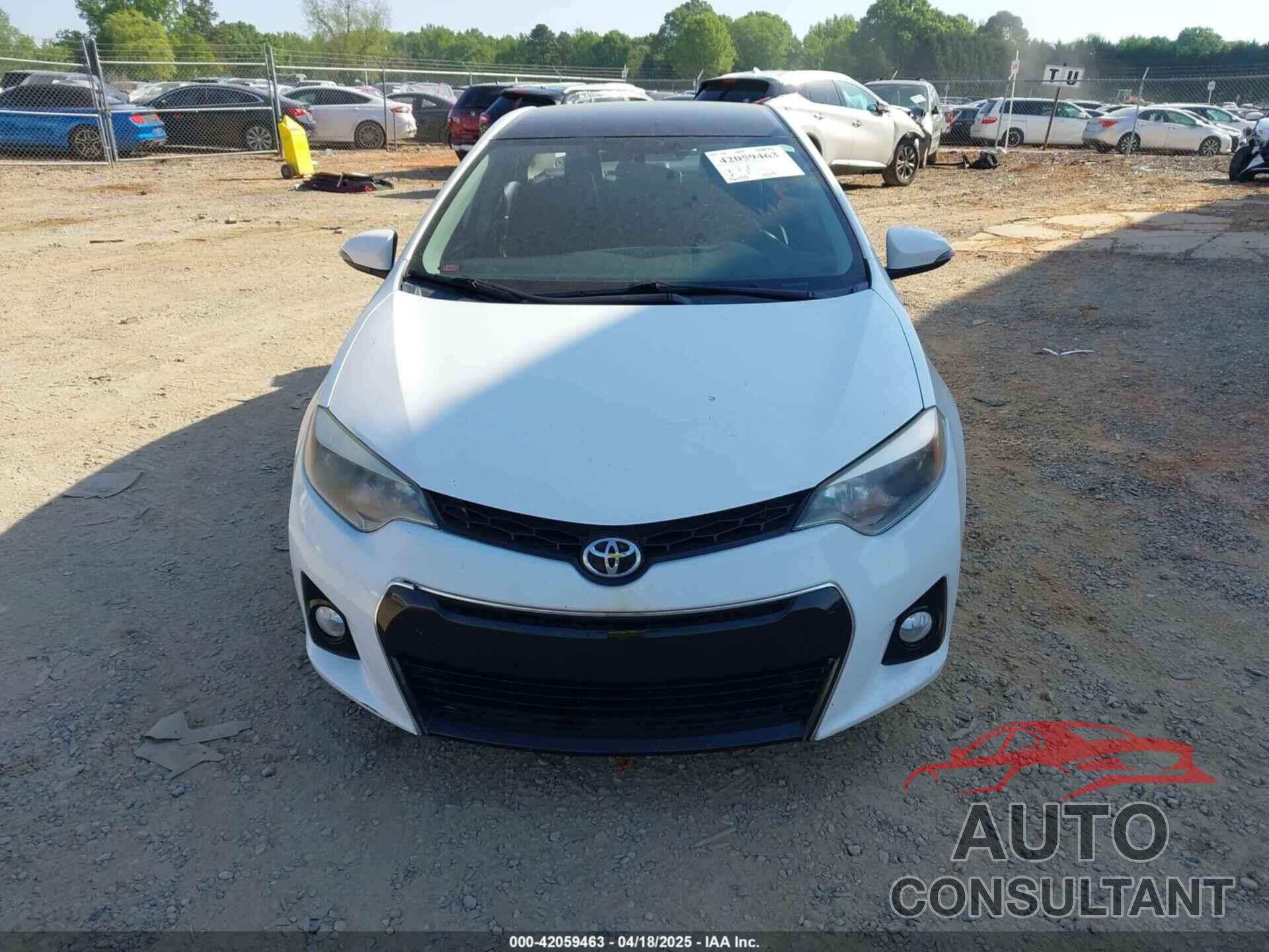 TOYOTA COROLLA 2015 - 5YFBURHE4FP278884